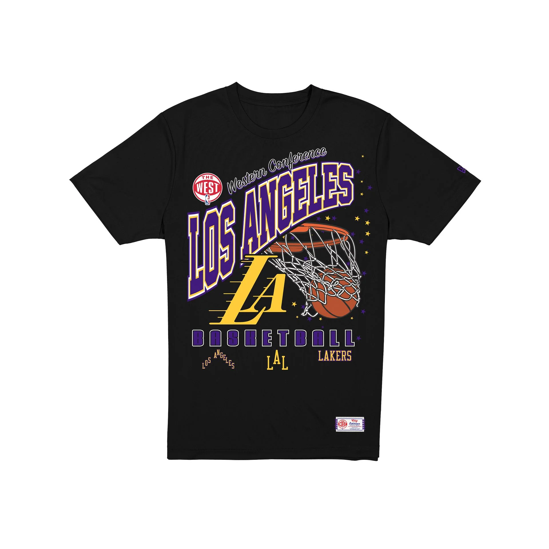 Los Angeles Lakers 2025 City Edition Black T-Shirt