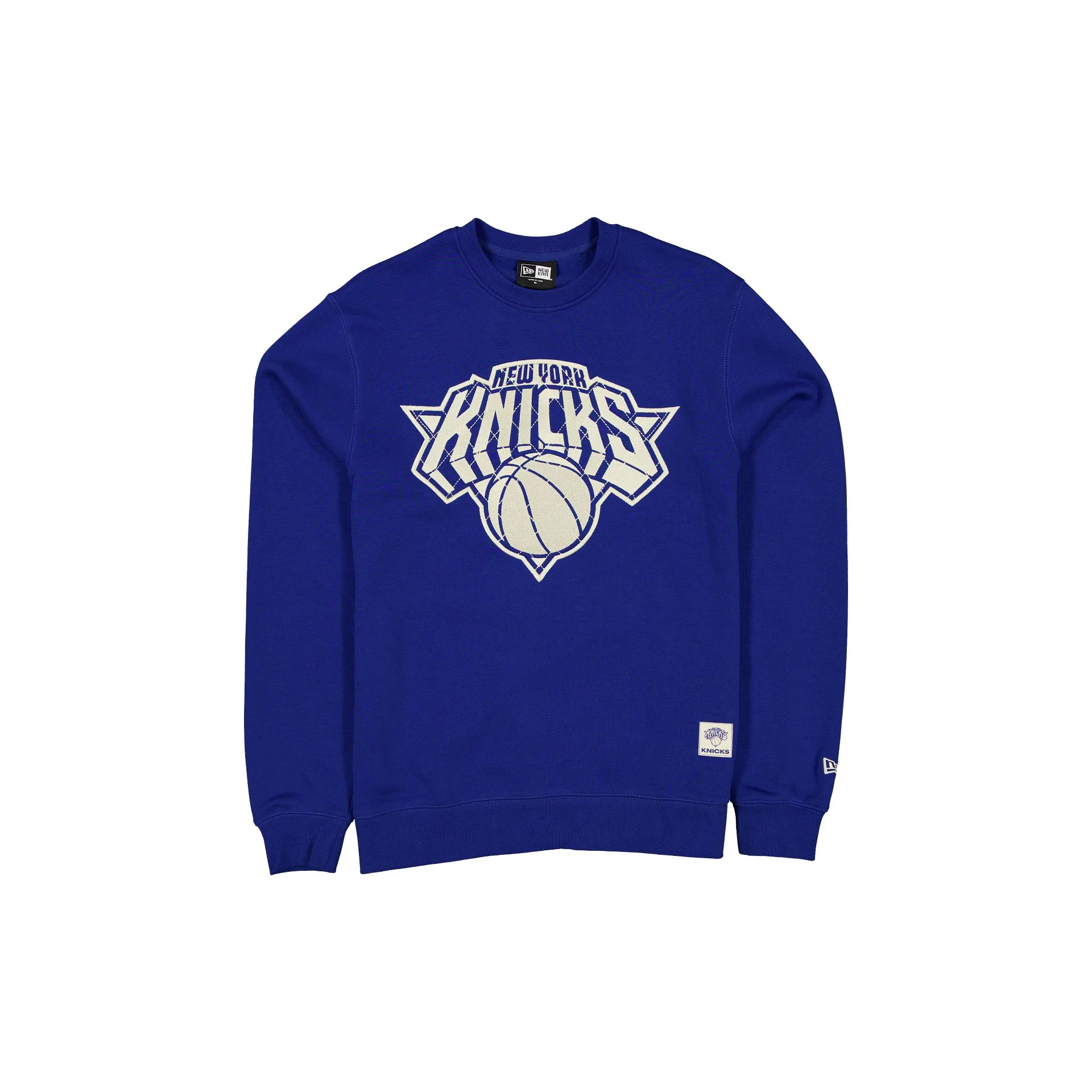 New York Knicks Quilted Crewneck
