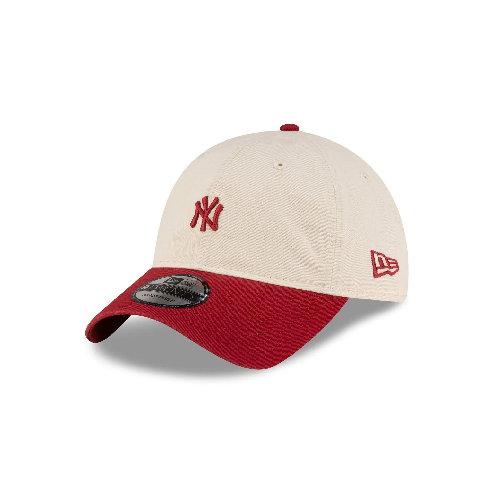 New York Yankees Mini Logo Red 9TWENTY Adjustable Hat
