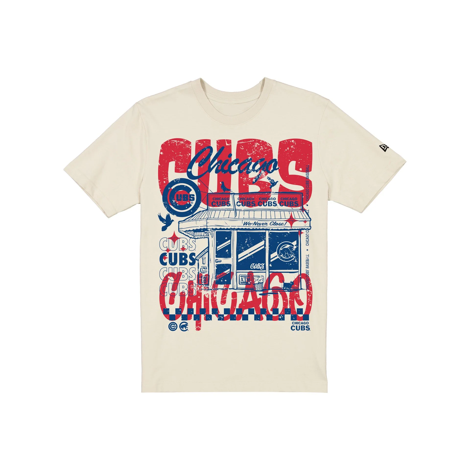 Chicago Cubs Diner Chrome T-Shirt