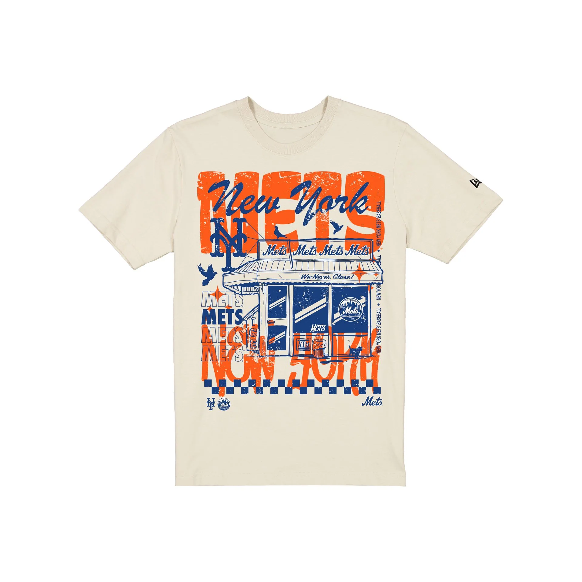 New York Mets Diner Chrome T-Shirt