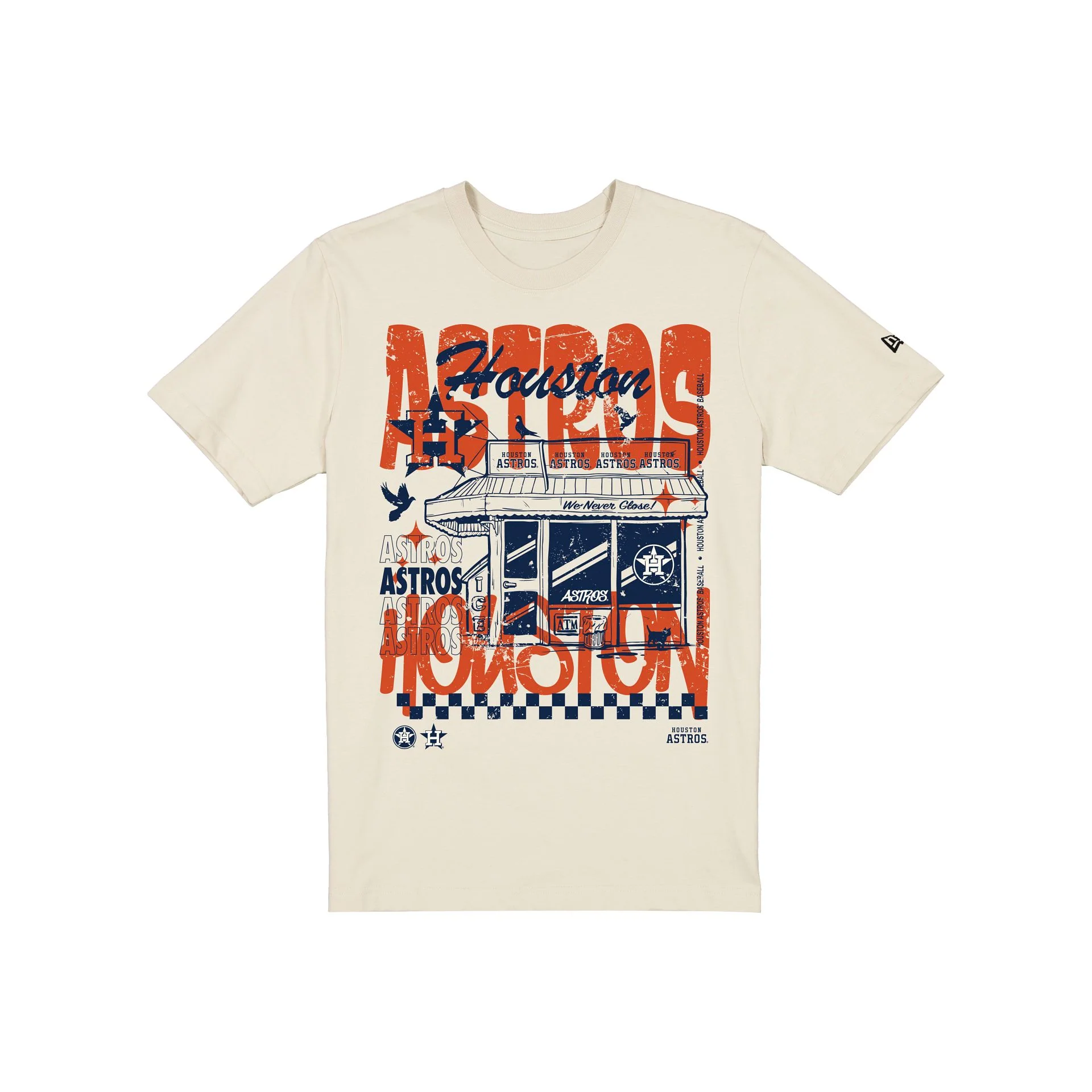 Houston Astros Diner Chrome T-Shirt