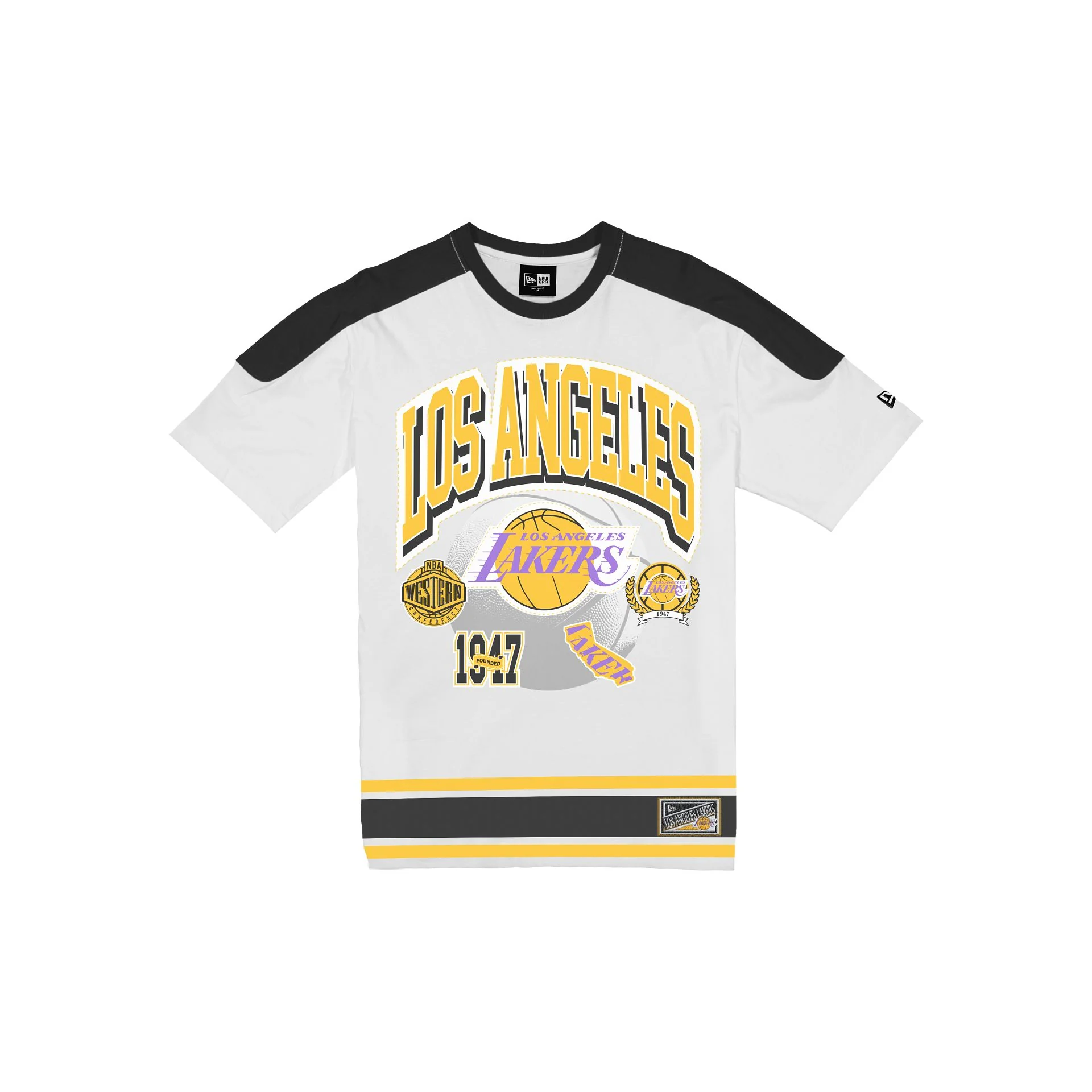 Los Angeles Lakers Sport Classics Vintage White T-Shirt