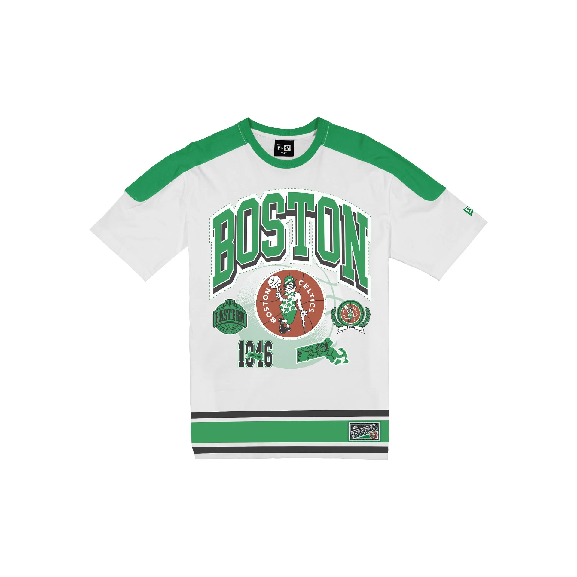 Boston Celtics Sport Classics Vintage White T-Shirt