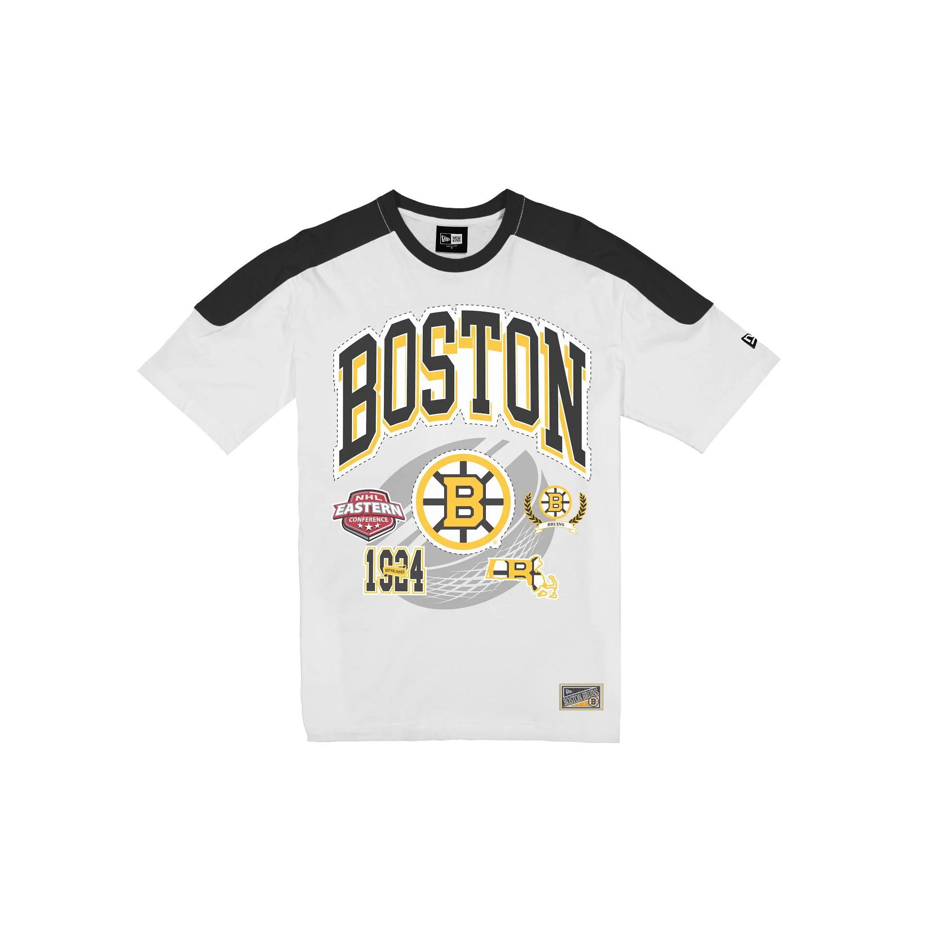 Boston Bruins Sport Classics Vintage White T-Shirt
