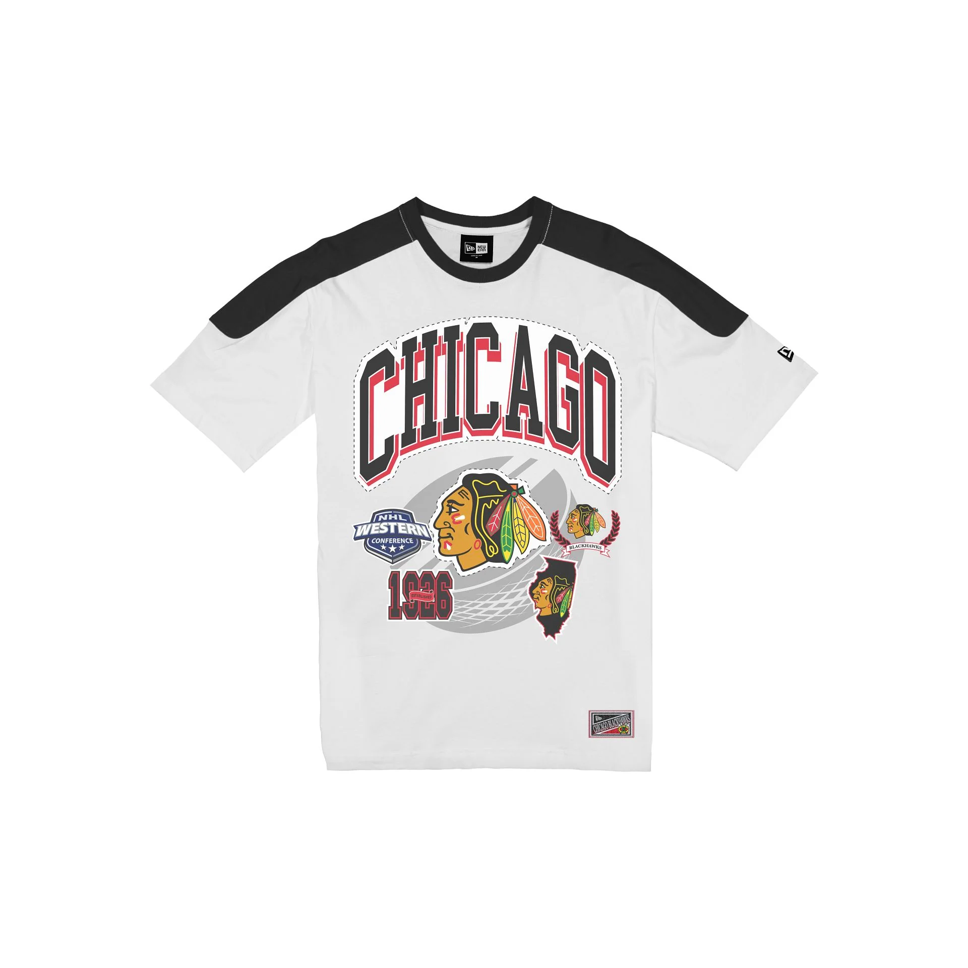 Chicago Blackhawks Sport Classics Vintage White T-Shirt