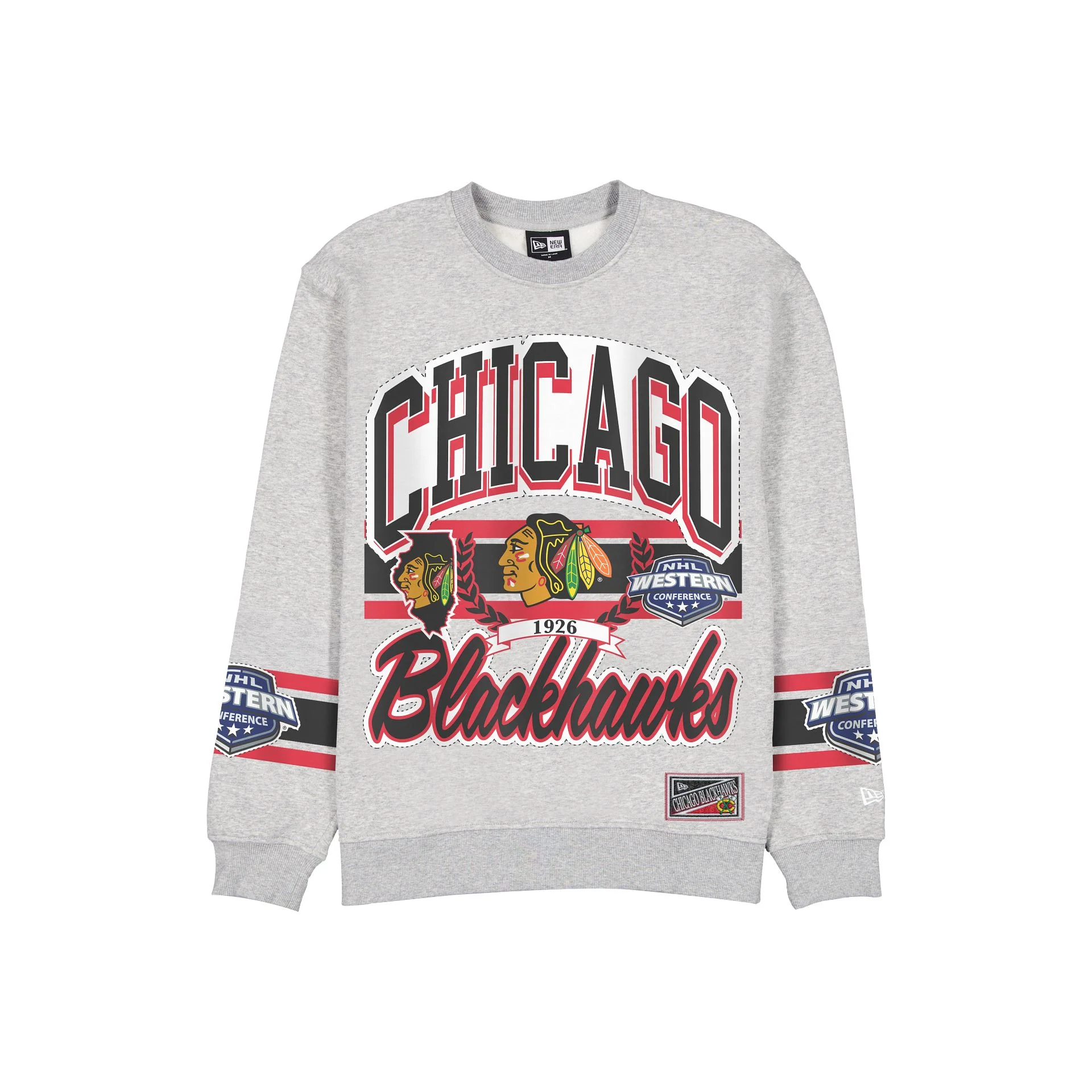 Chicago Blackhawks Sport Classics Vintage Gray Crewneck