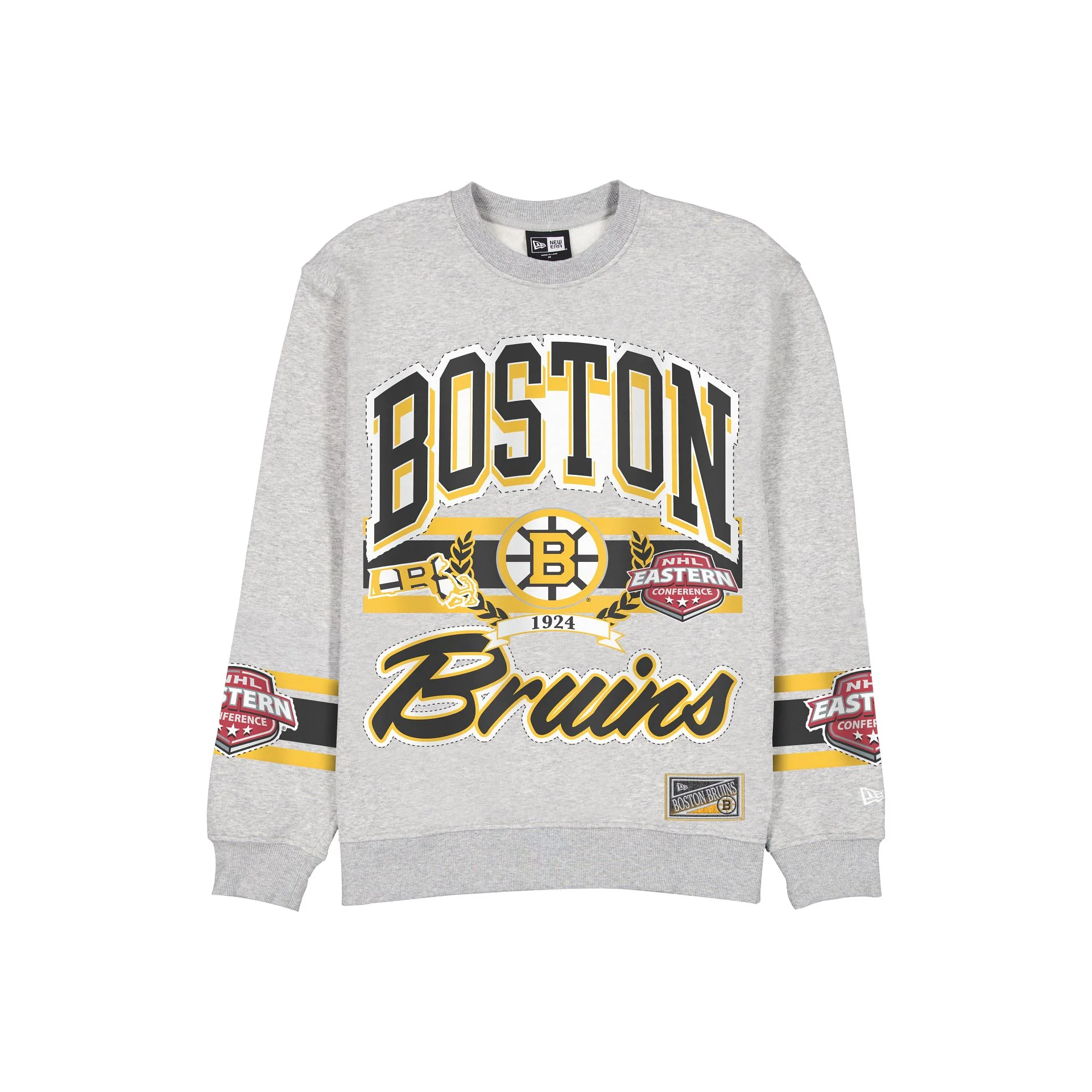 Boston Bruins Sport Classics Vintage Gray Crewneck