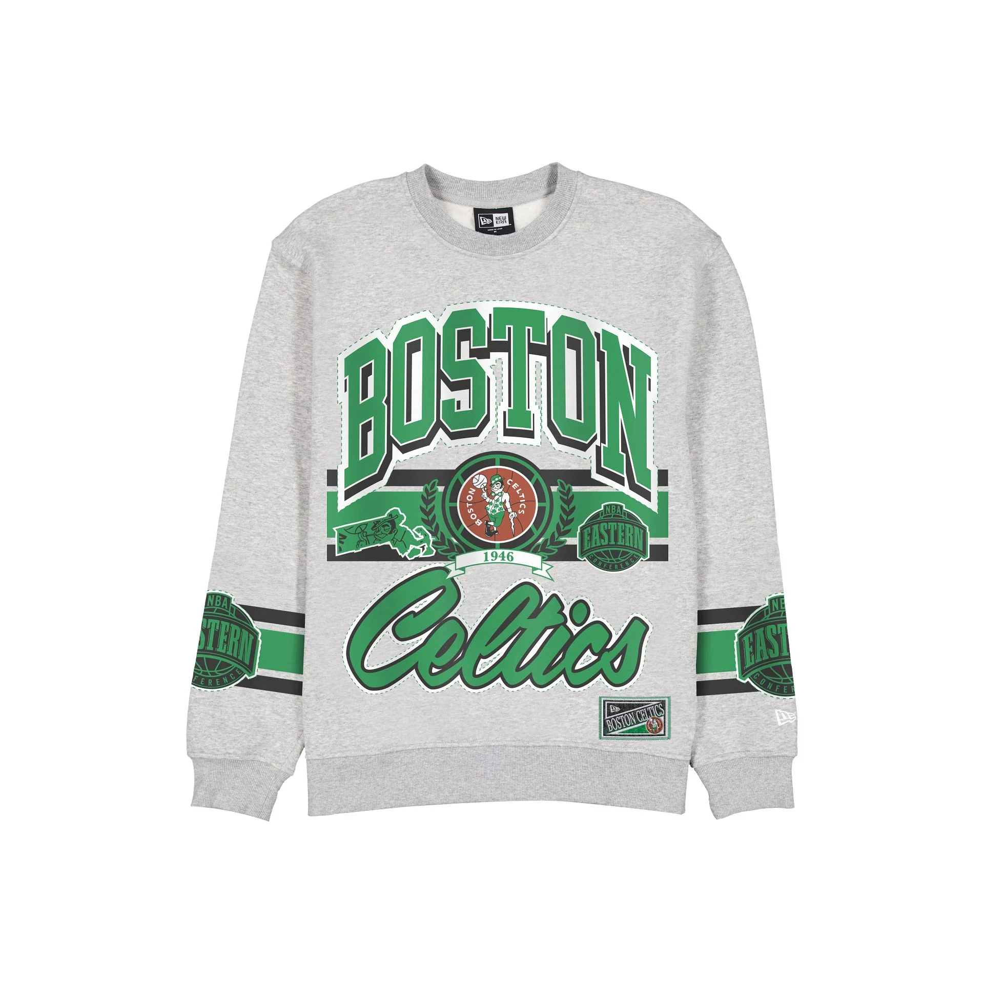Boston Celtics Sport Classics Vintage Gray Crewneck