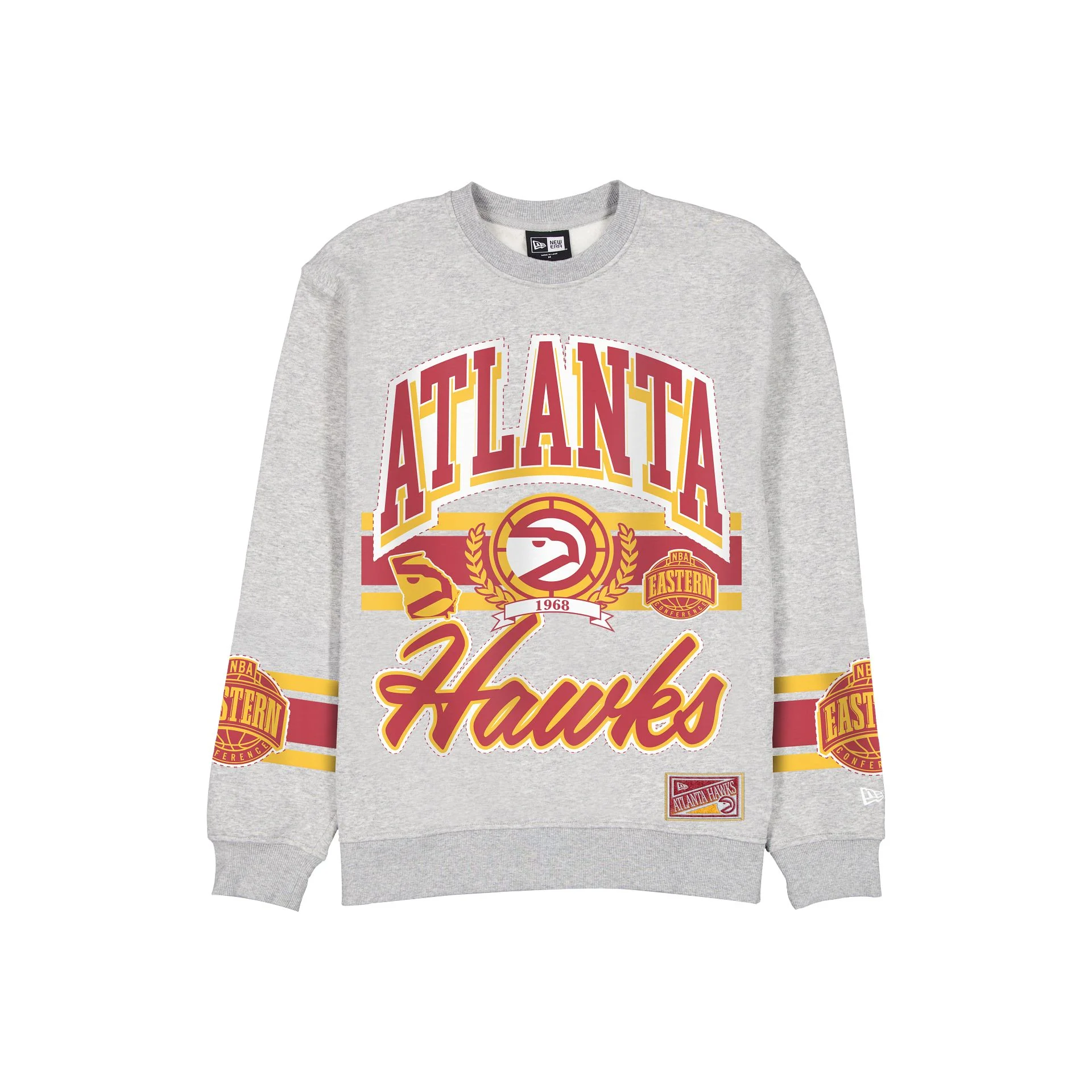 Atlanta Hawks Sport Classics Vintage Gray Crewneck