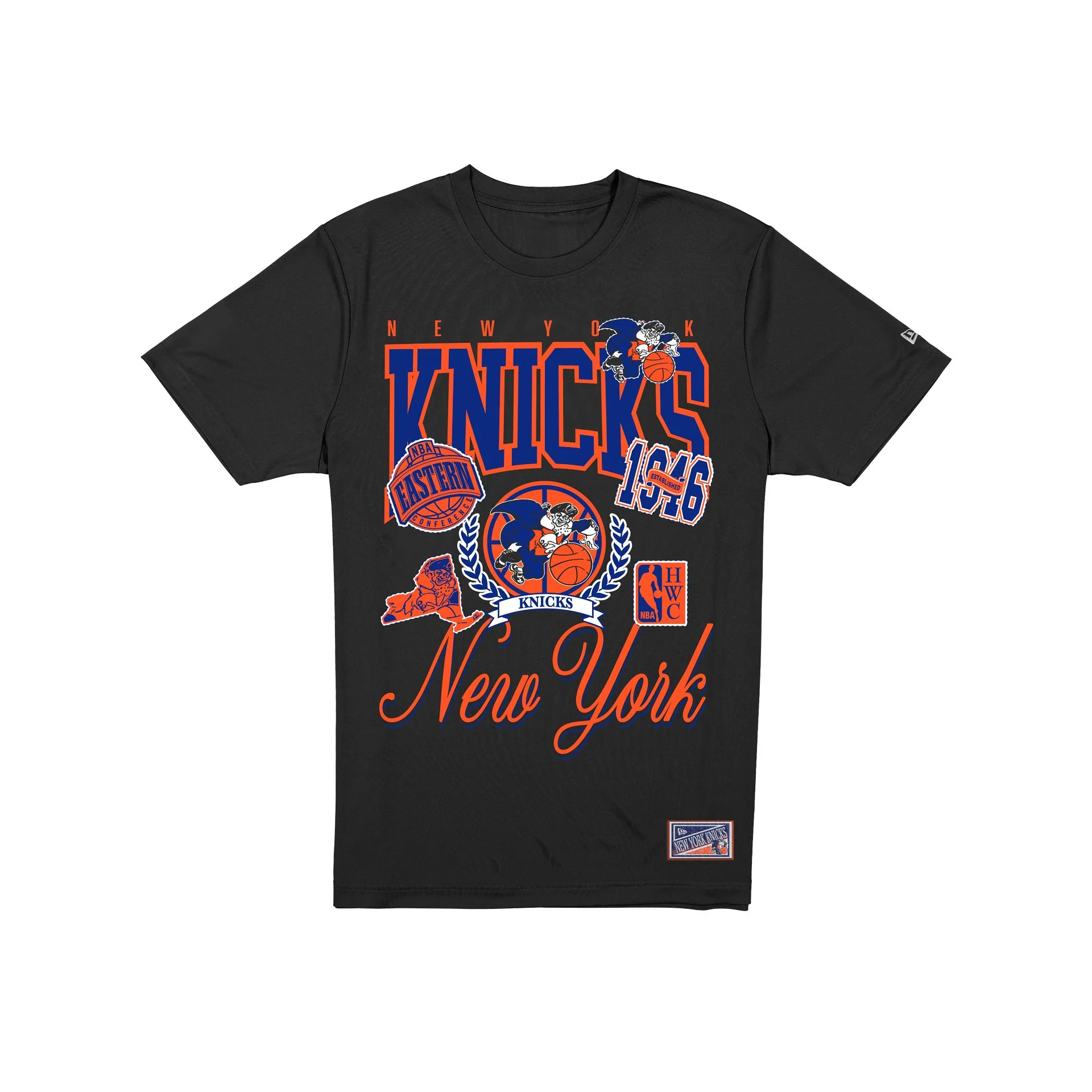 New York Knicks Sport Classics Vintage Black T-Shirt