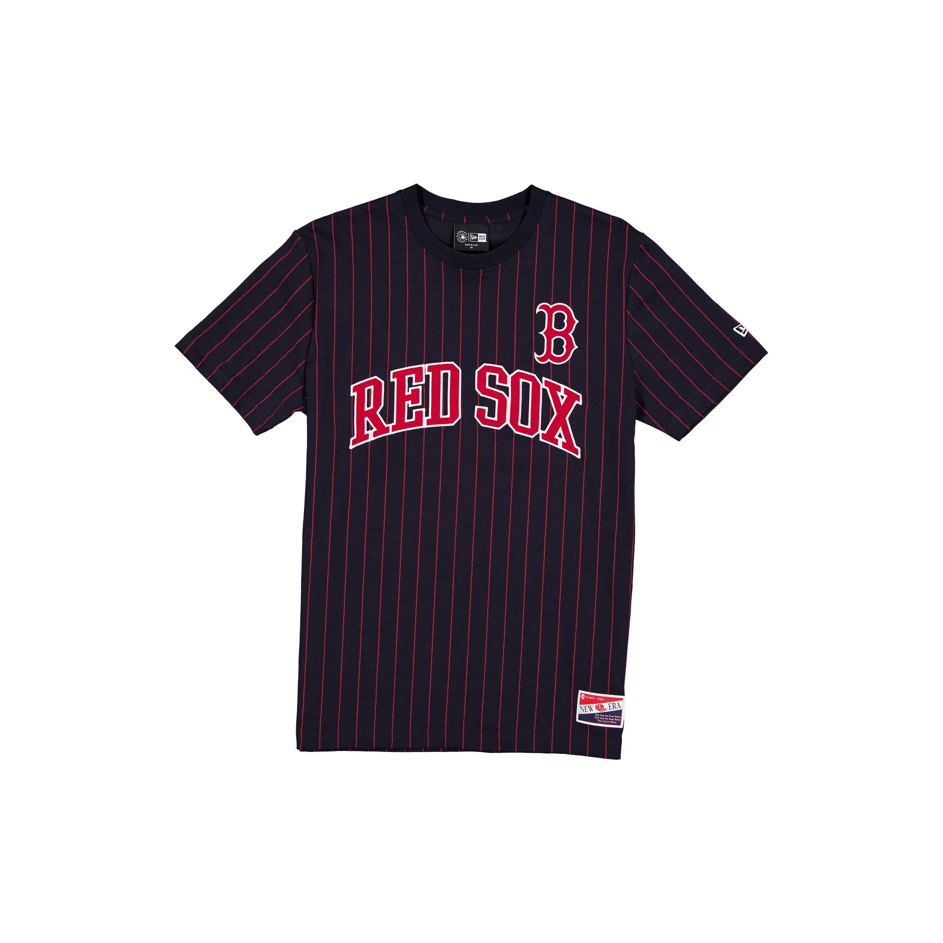 Boston Red Sox Throwback Applique Pinstripe T-Shirt
