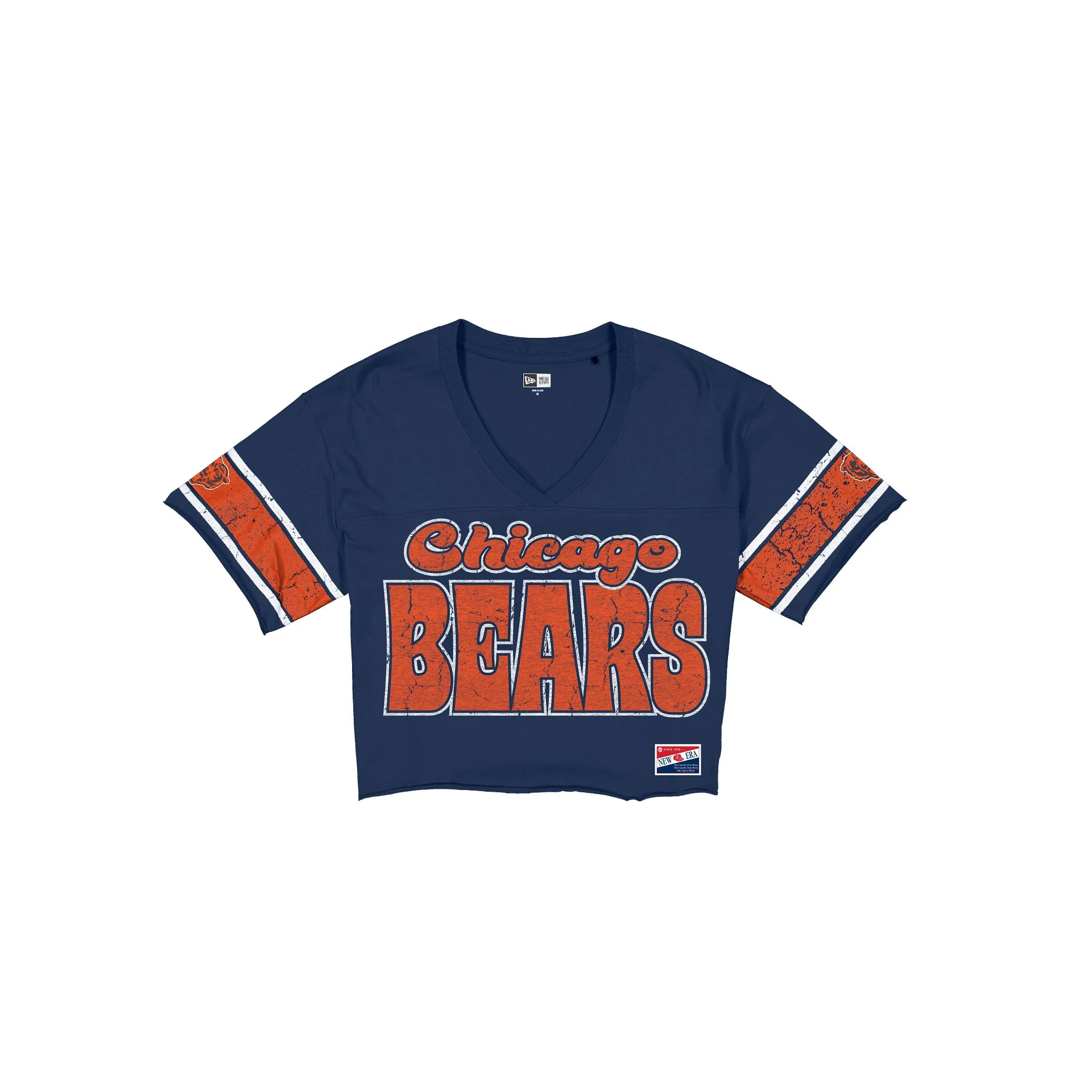 Chicago Bears Throwback Women's Cropped T-Shirt