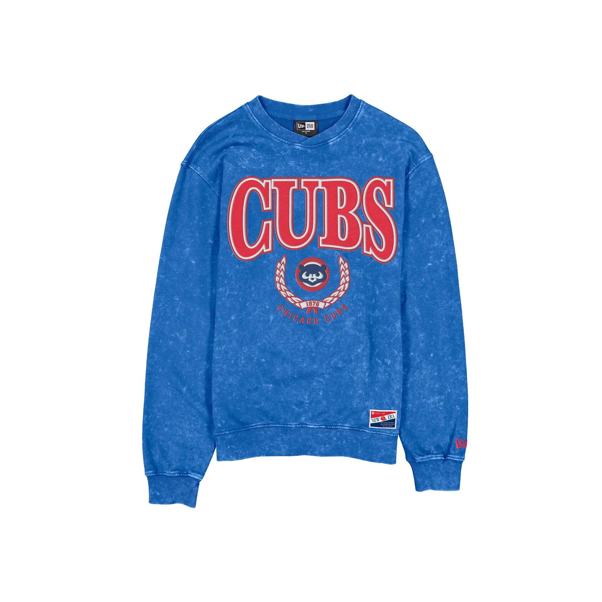 Chicago Cubs Throwback Mineral Wash Crewneck