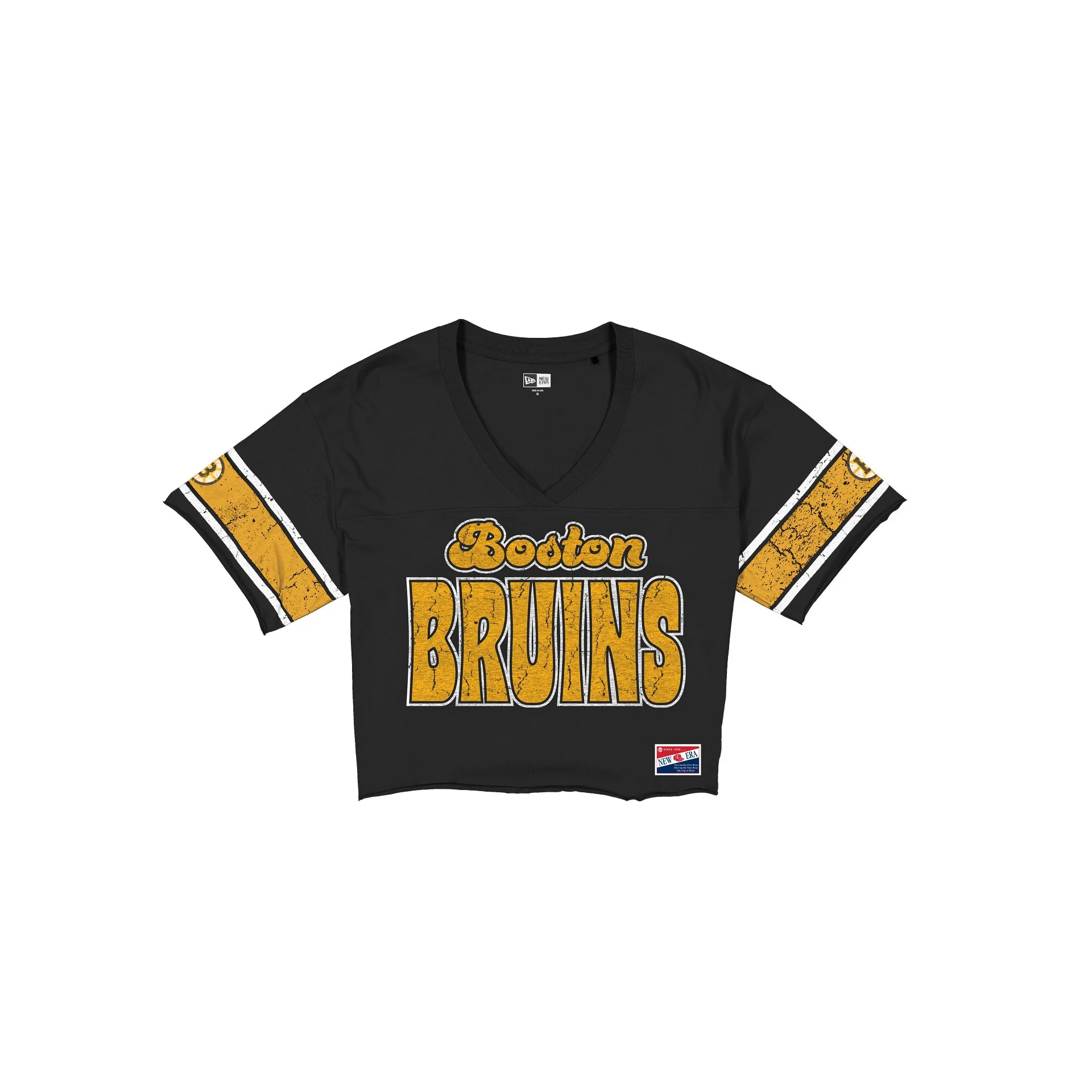 Boston Bruins Throwback Women's Cropped T-Shirt