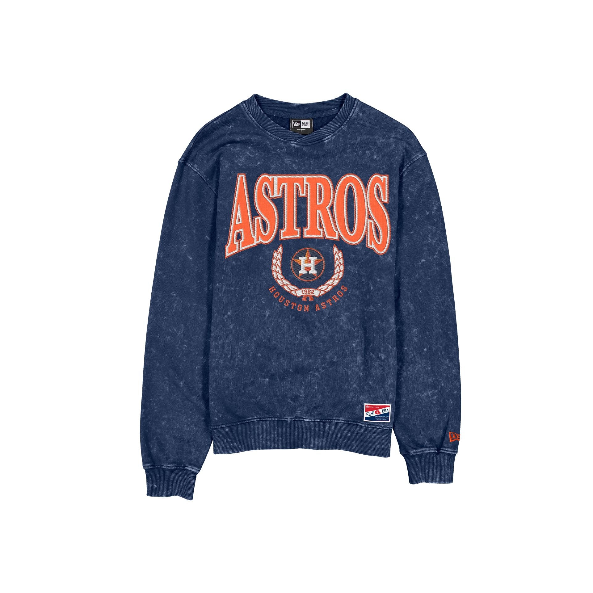 Houston Astros Throwback Mineral Wash Crewneck