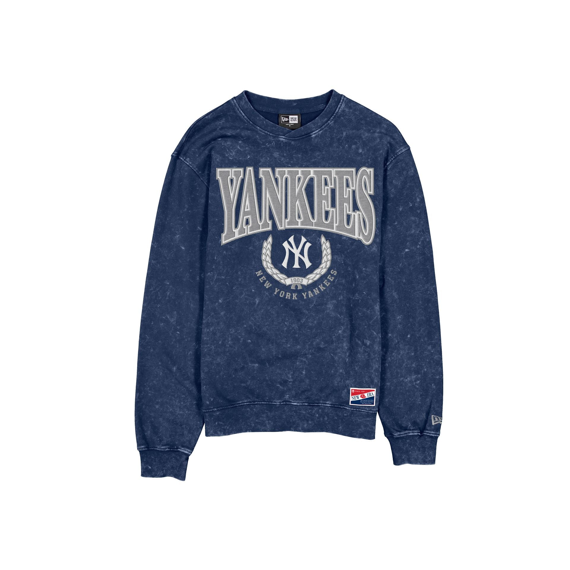 New York Yankees Throwback Mineral Wash Crewneck