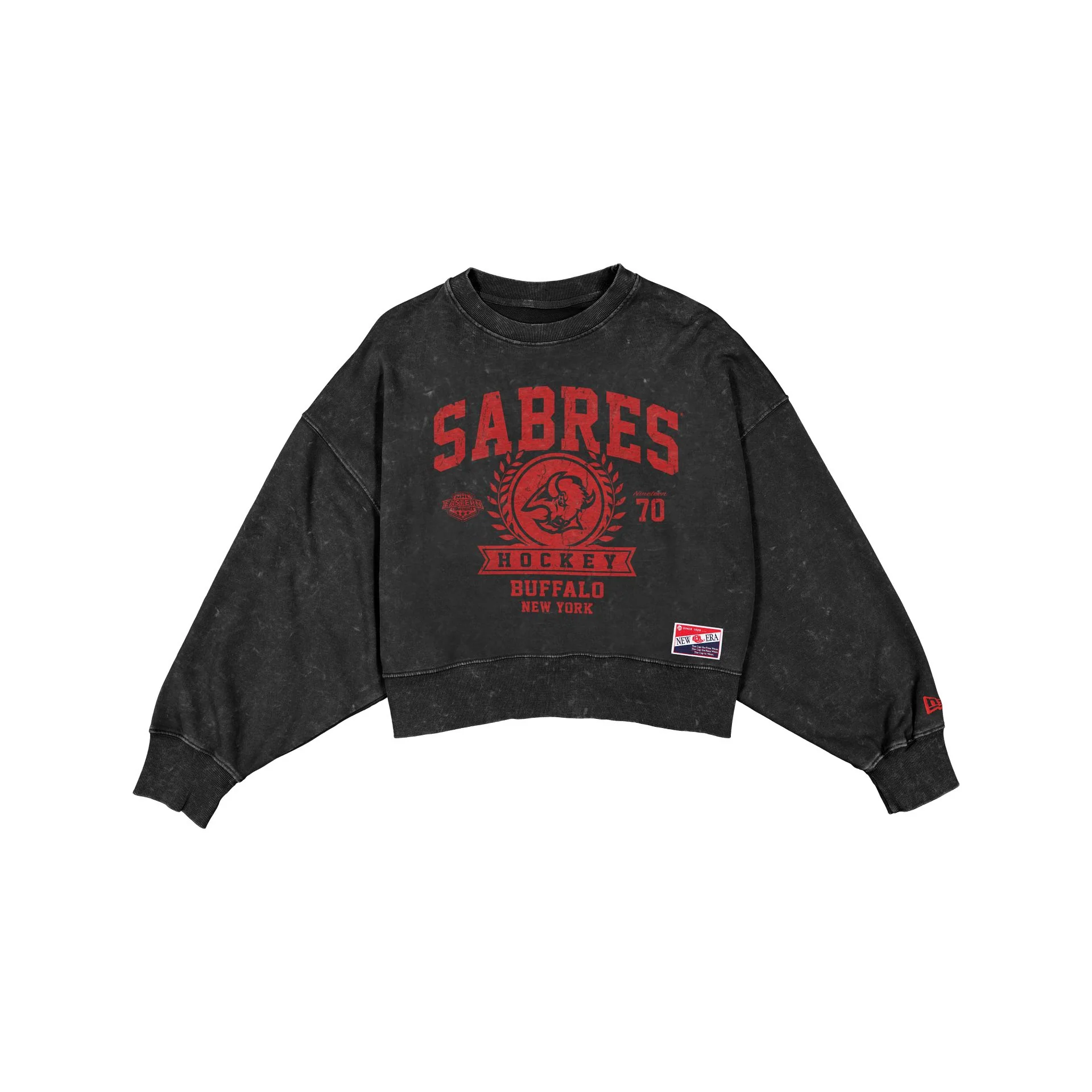 Buffalo Sabres Throwback Women's Boxy Crewneck