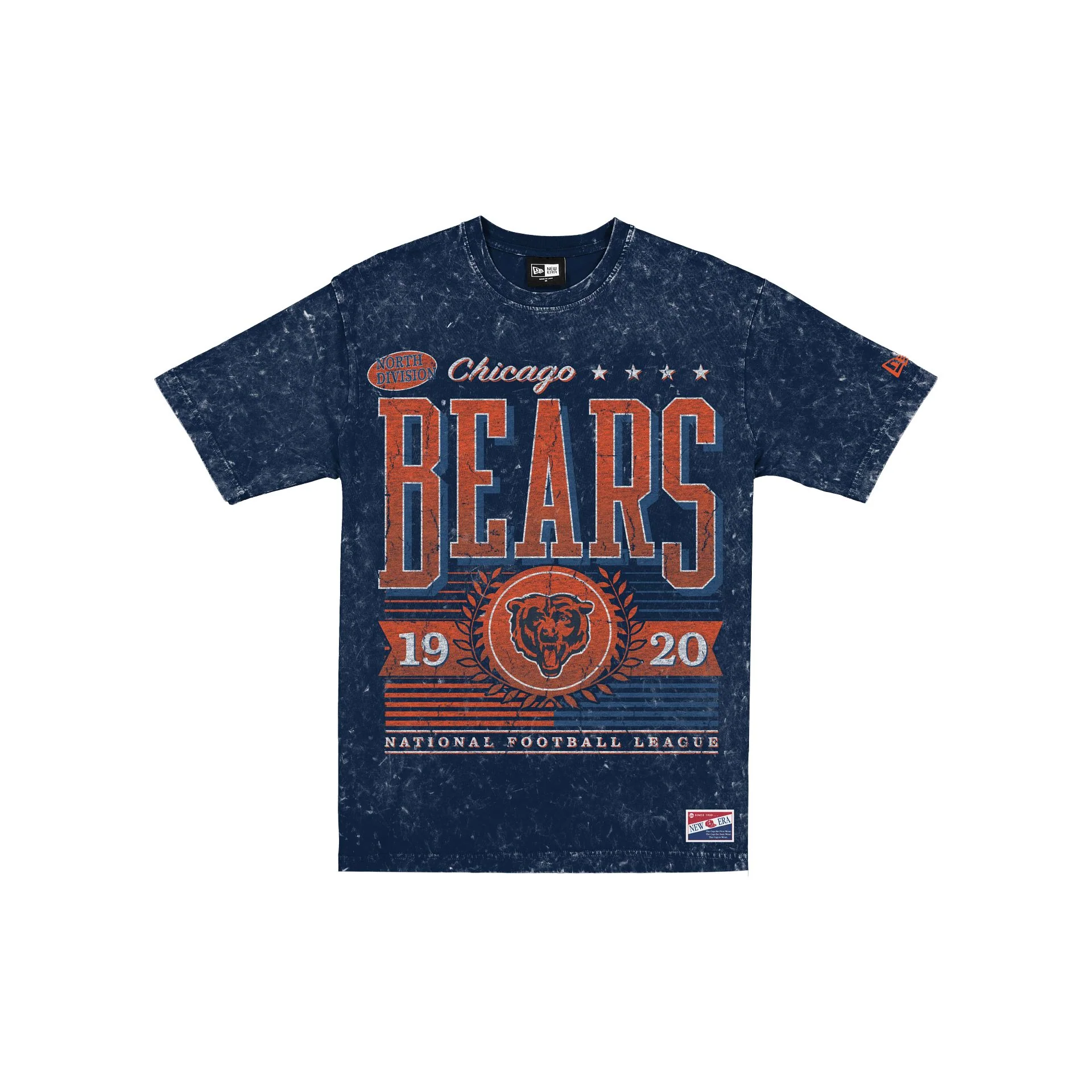 Chicago Bears Throwback Vintage Wash T-Shirt
