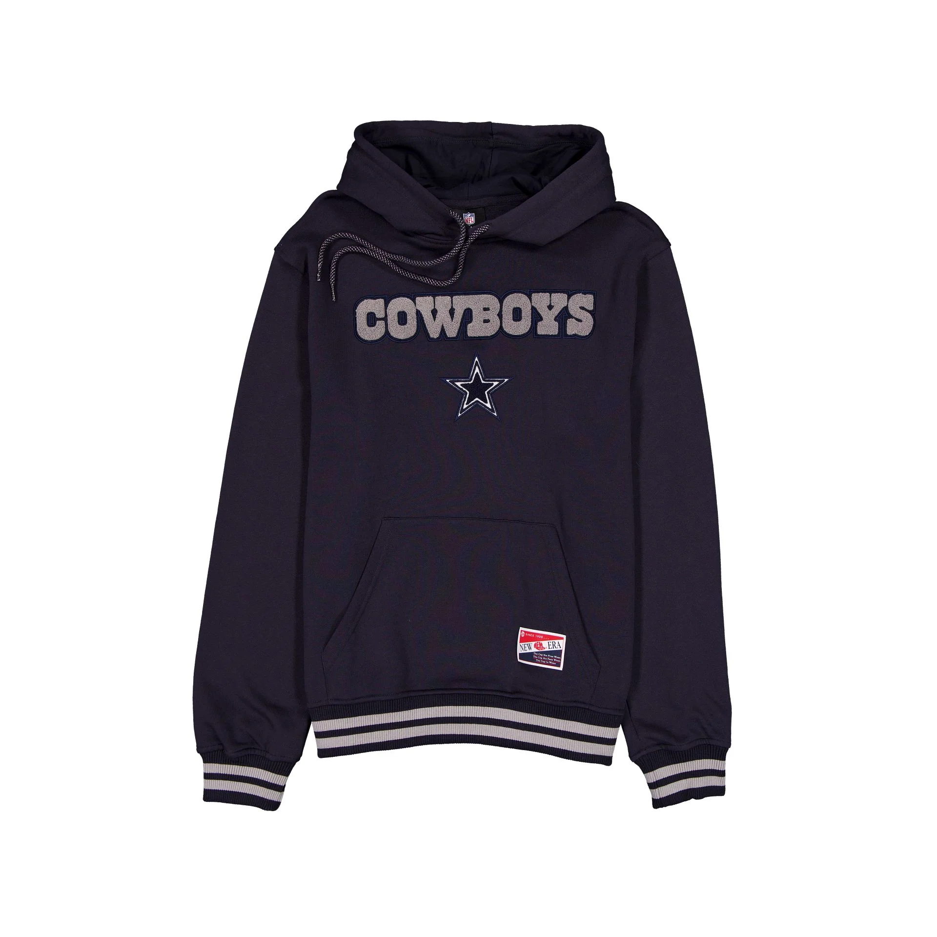 Dallas Cowboys Throwback Felt Logo Hoodie