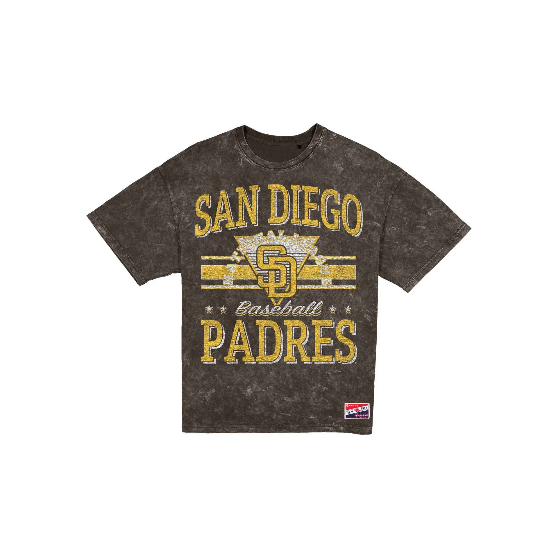 San Diego Padres Throwback Vintage Wash Women's T-Shirt