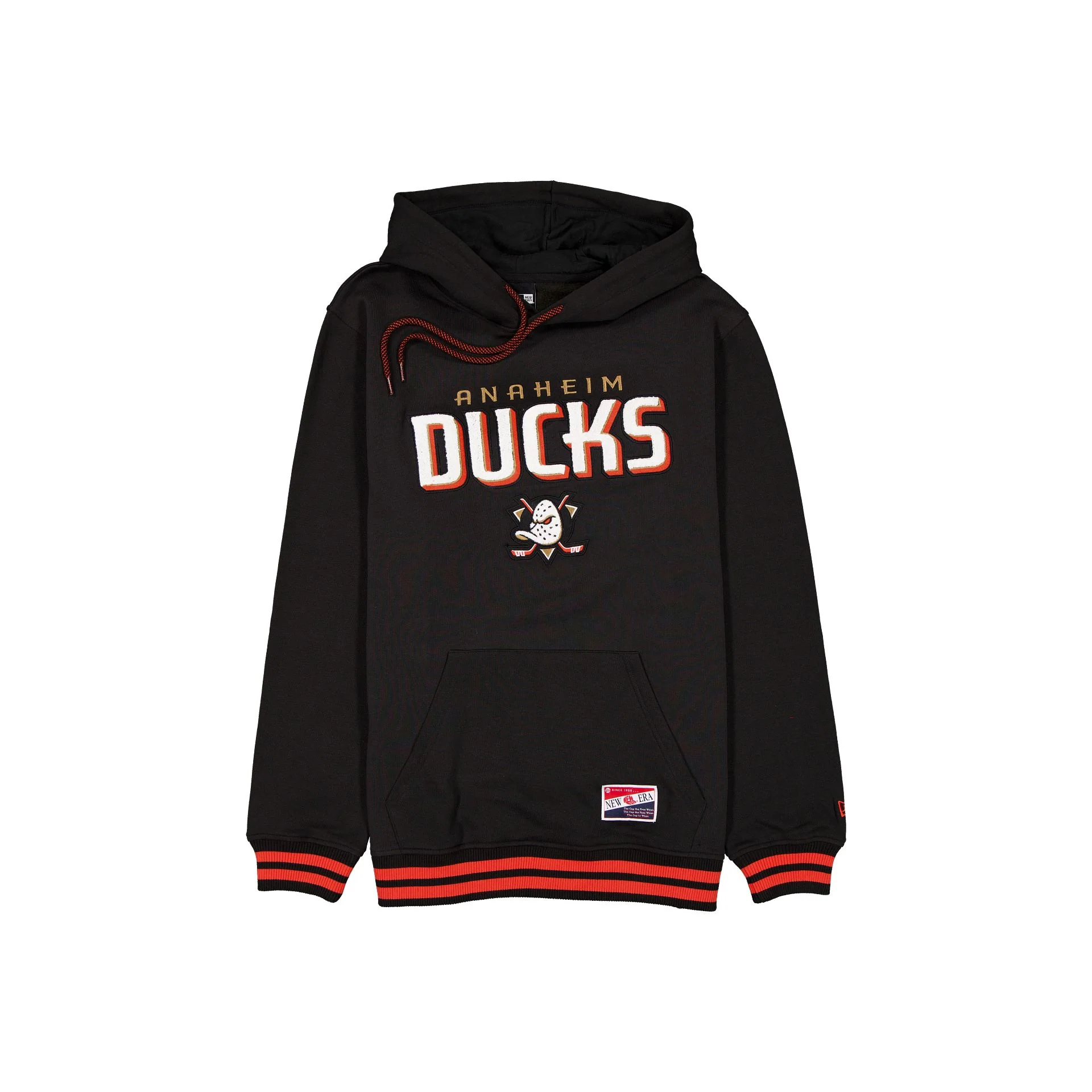 Anaheim Ducks Throwback Felt Logo Hoodie