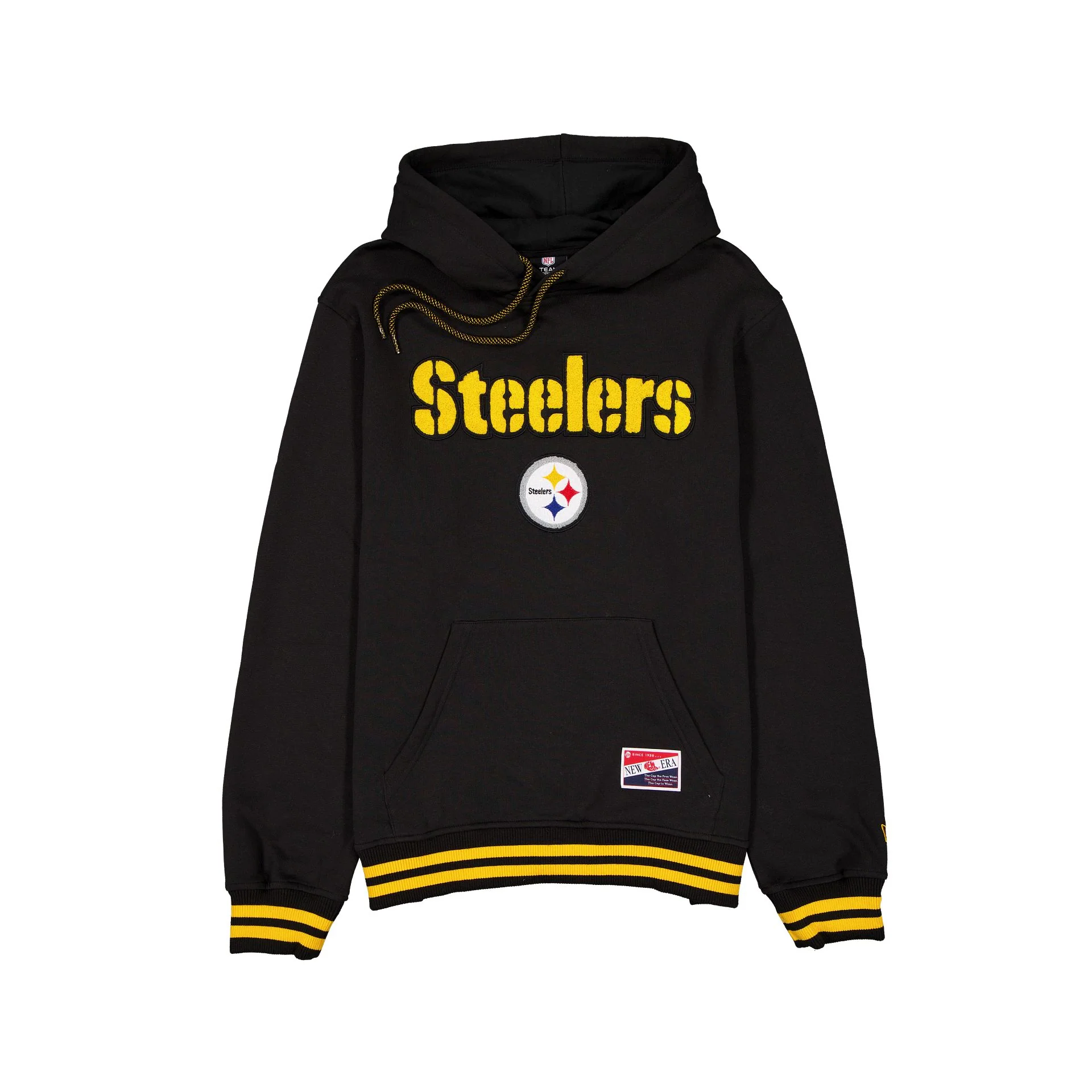 Pittsburgh Steelers Throwback Felt Logo Hoodie