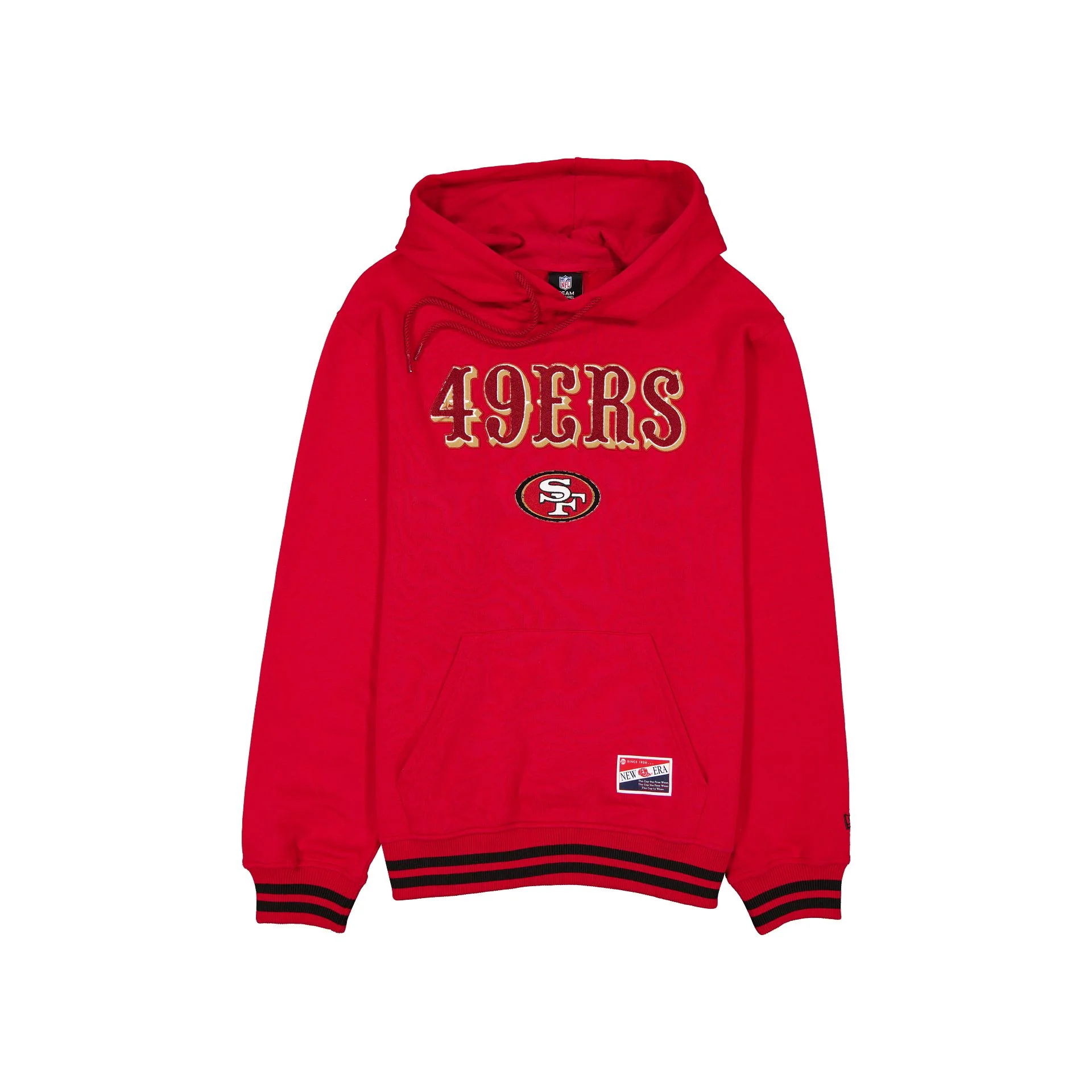 San Francisco 49ers Throwback Felt Logo Hoodie