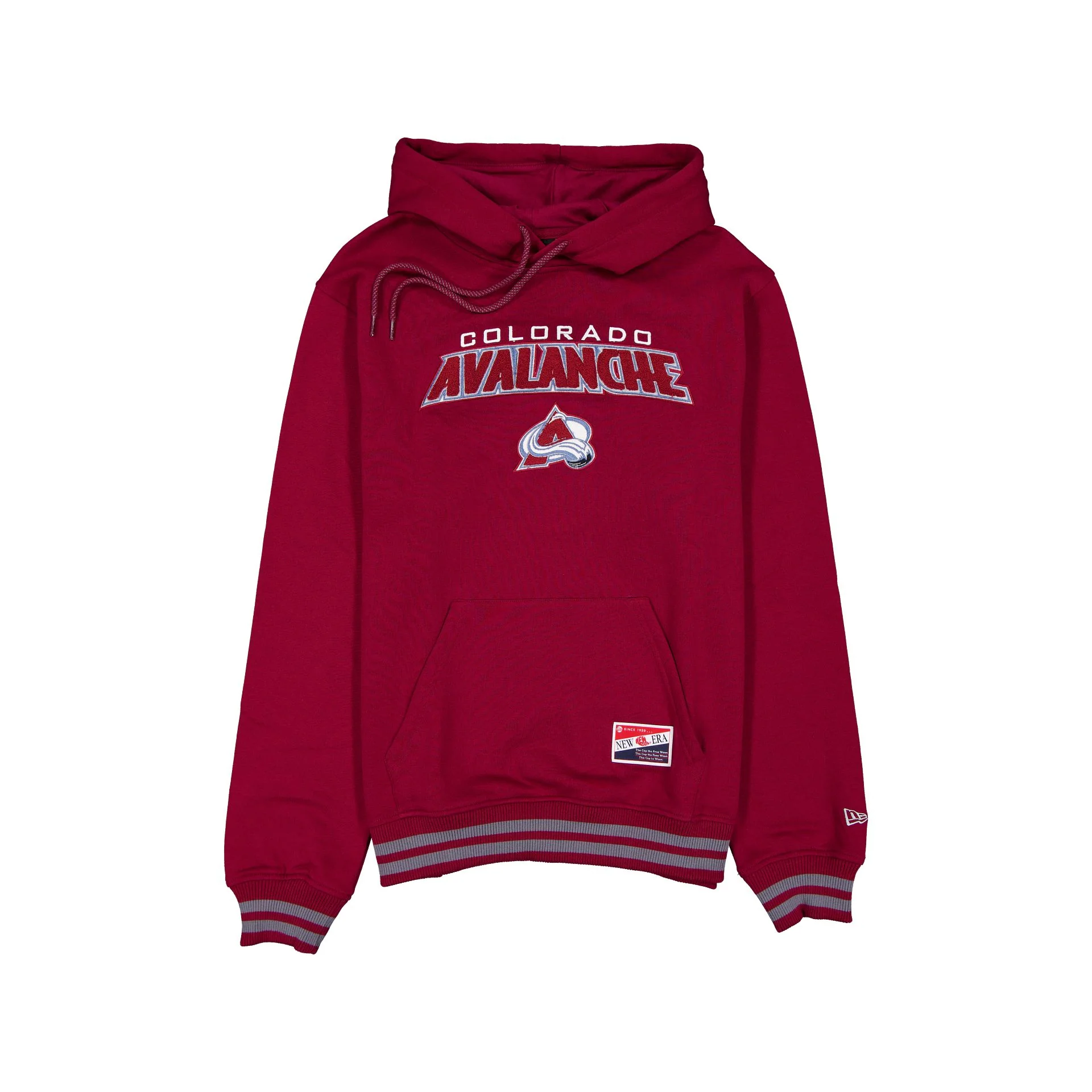 Colorado Avalanche Throwback Felt Logo Hoodie