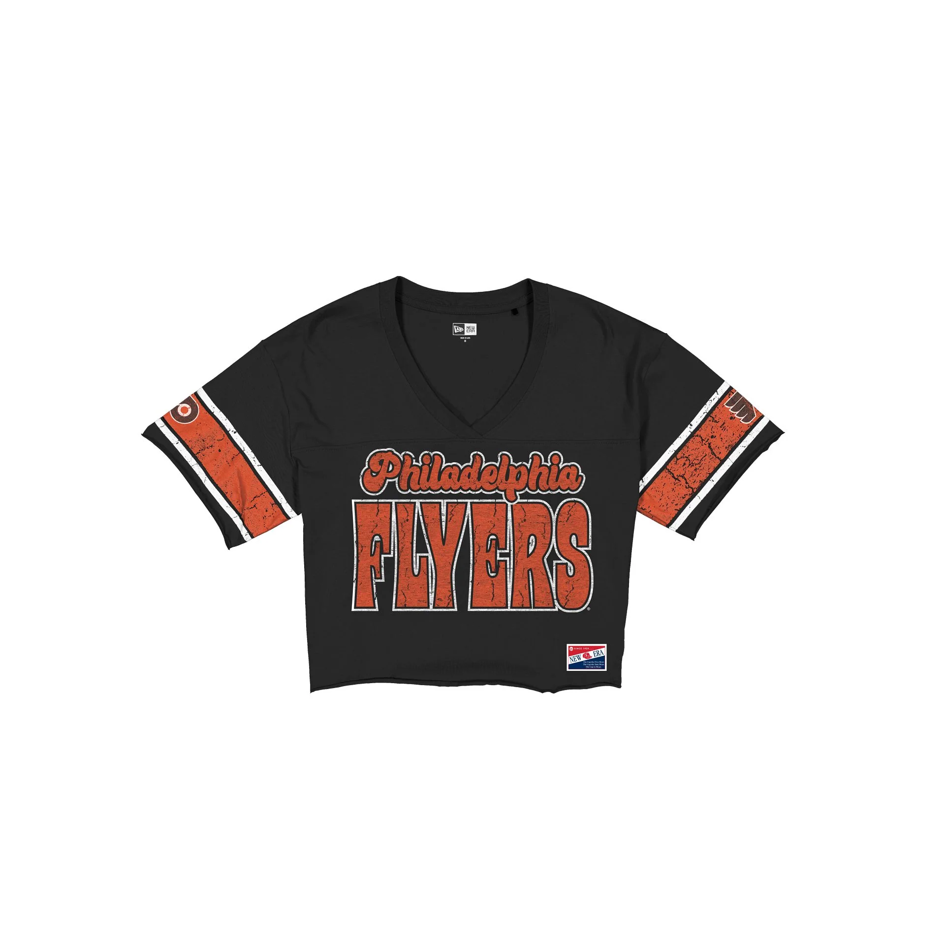 Philadelphia Flyers Throwback Women's Cropped T-Shirt