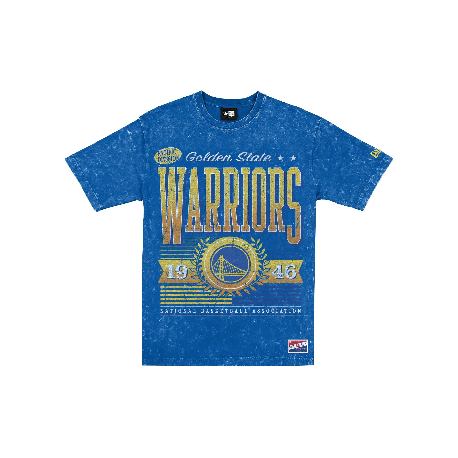 Golden State Warriors Throwback Vintage Wash T-Shirt