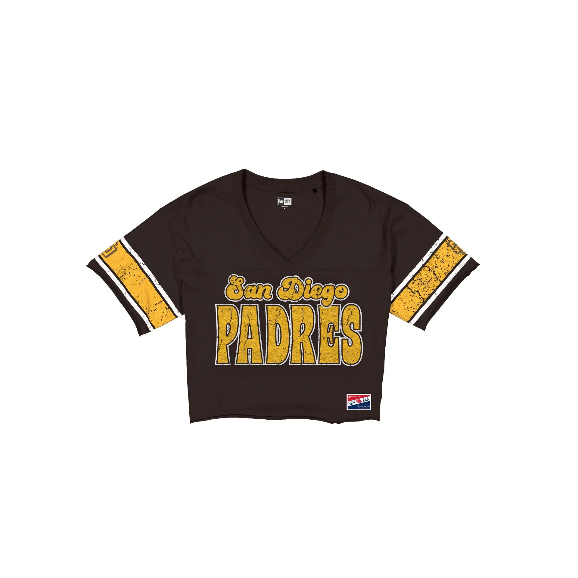 San Diego Padres Throwback Women's Cropped T-Shirt