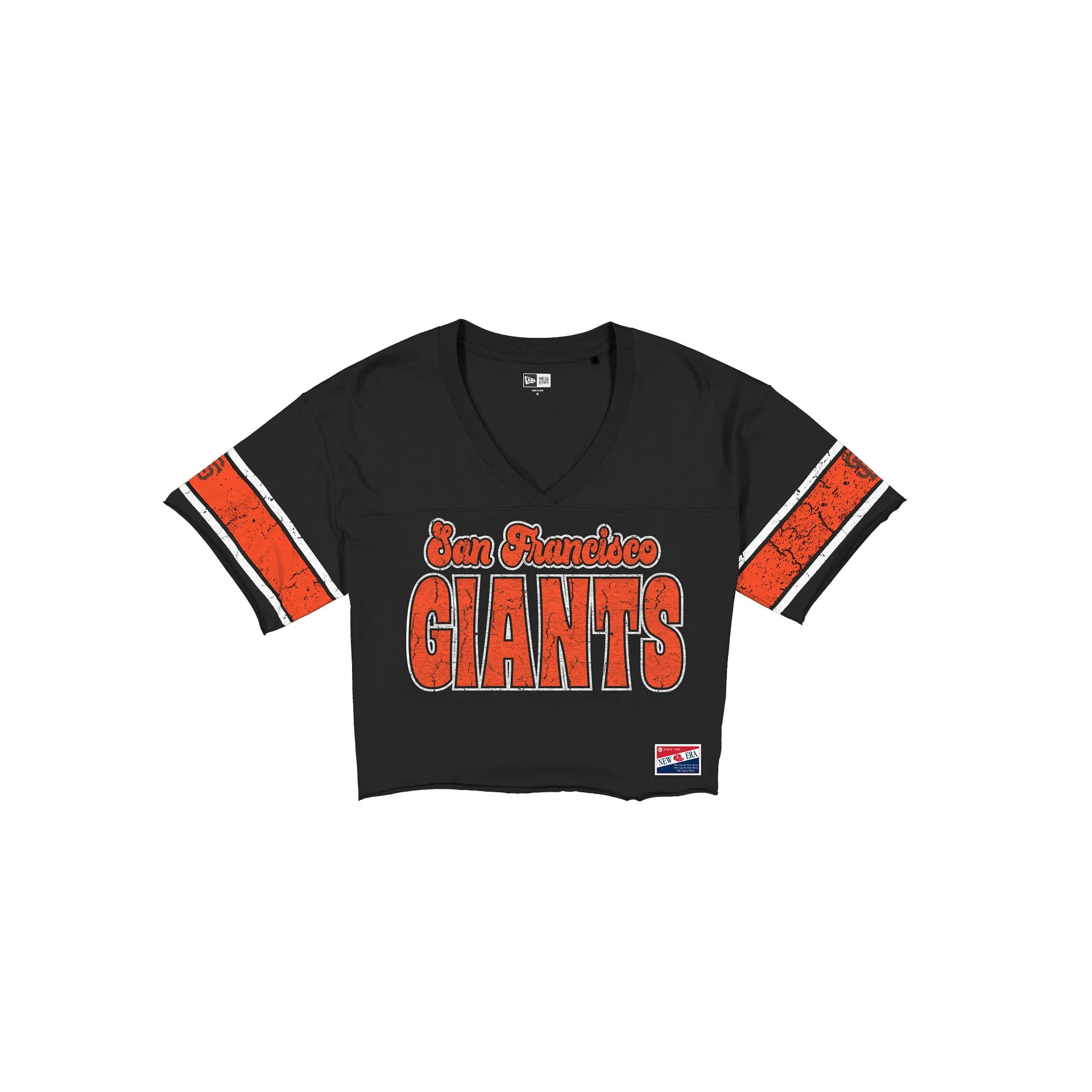 San Francisco Giants Throwback Women's Cropped T-Shirt