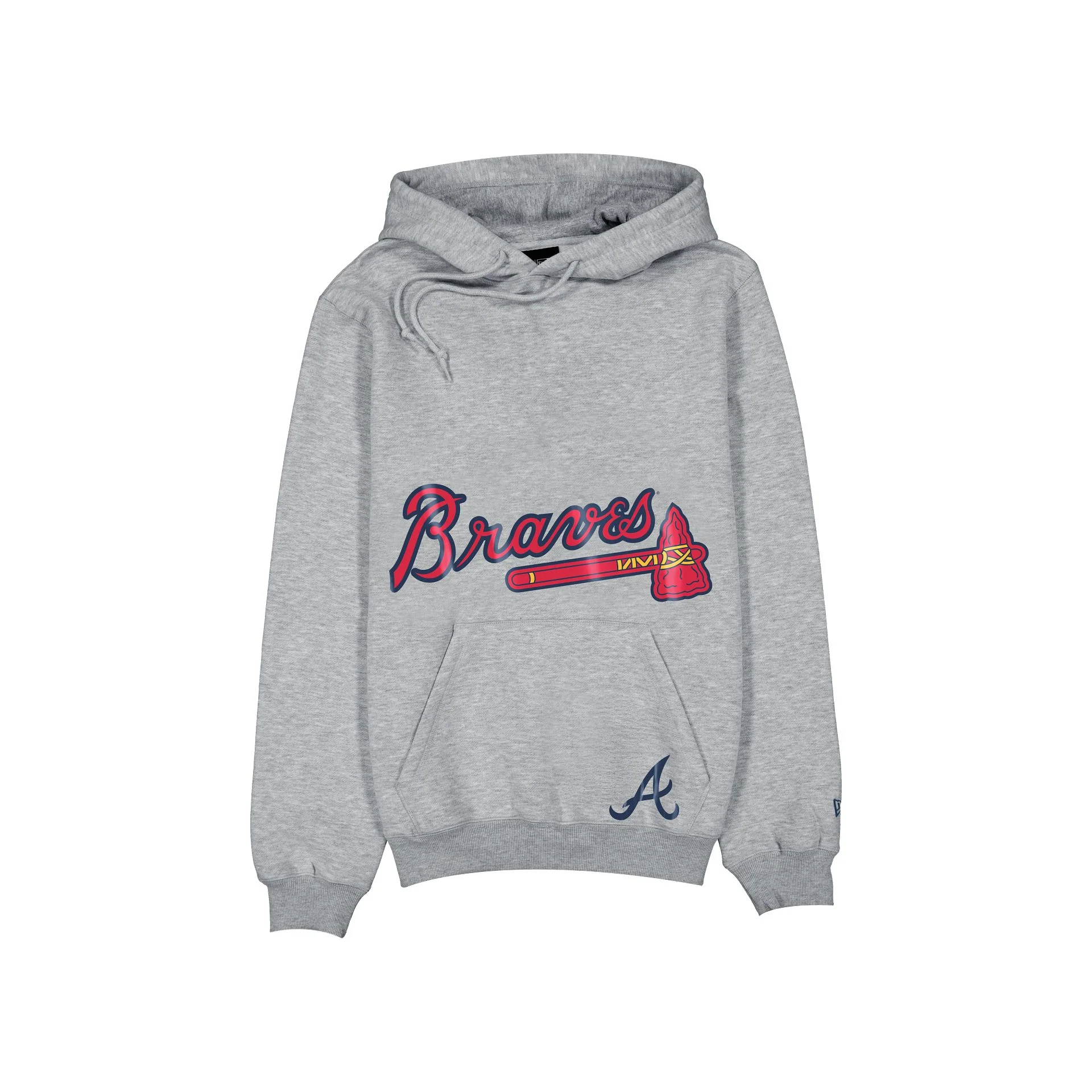 Atlanta Braves Game Day Heather Gray Hoodie