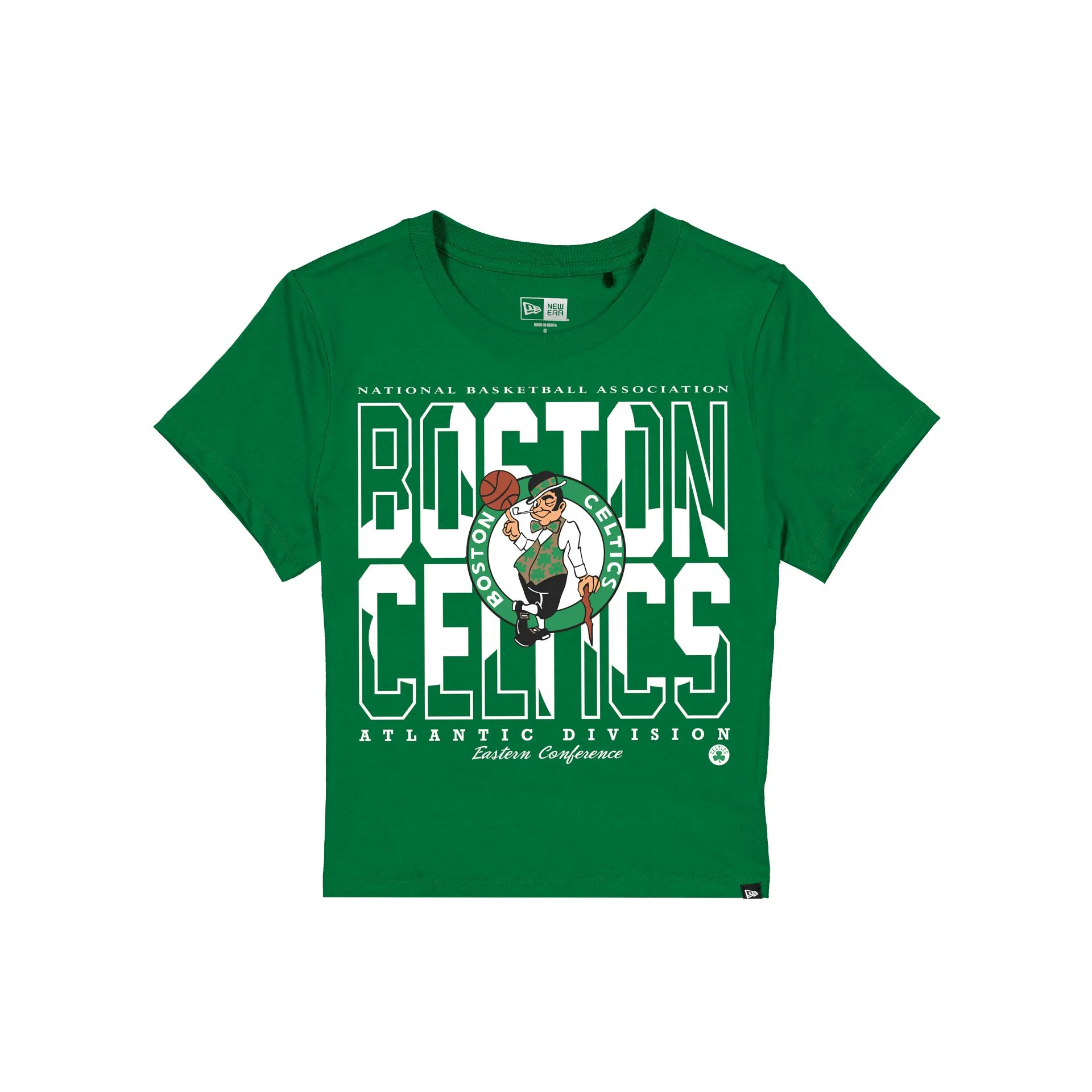 Boston Celtics Leisure Women's Shrunken Cropped T-Shirt