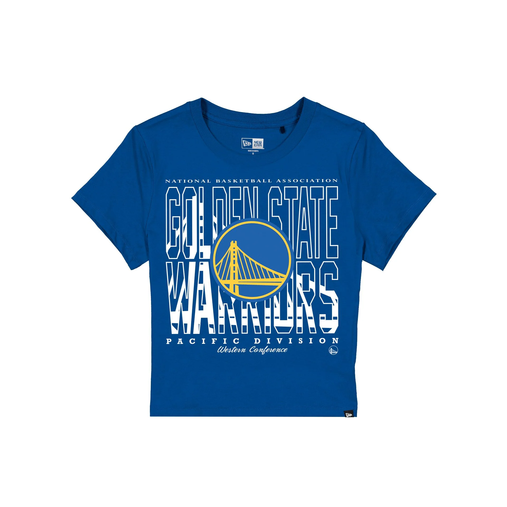 Golden State Warriors Leisure Women's Shrunken Cropped T-Shirt