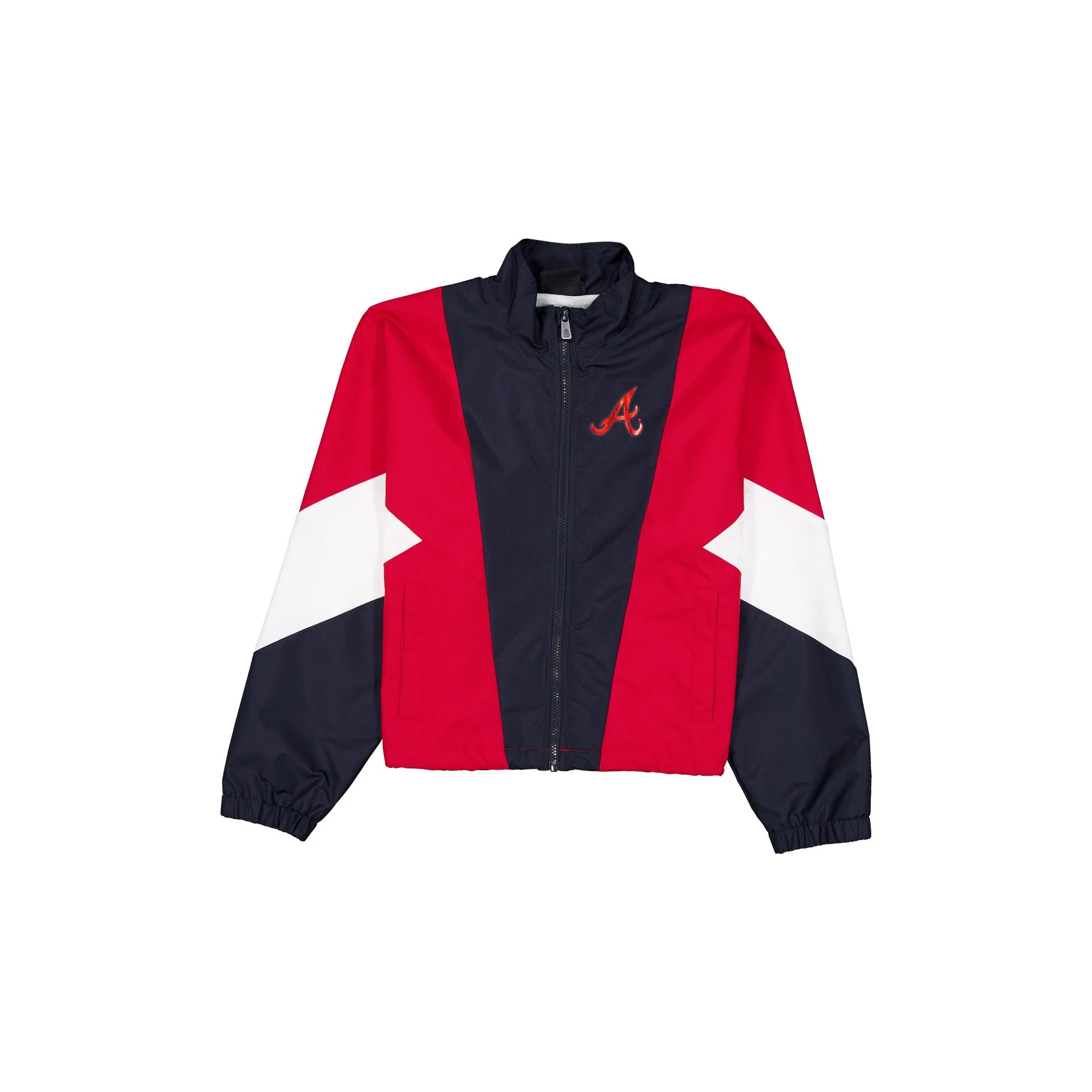 Atlanta Braves Leisure Women's Full-Zip Windbreaker