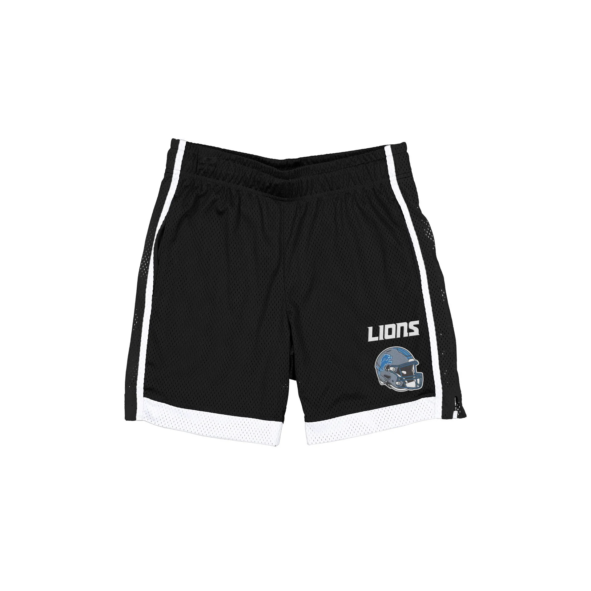 Detroit Lions Black Summer Shorts