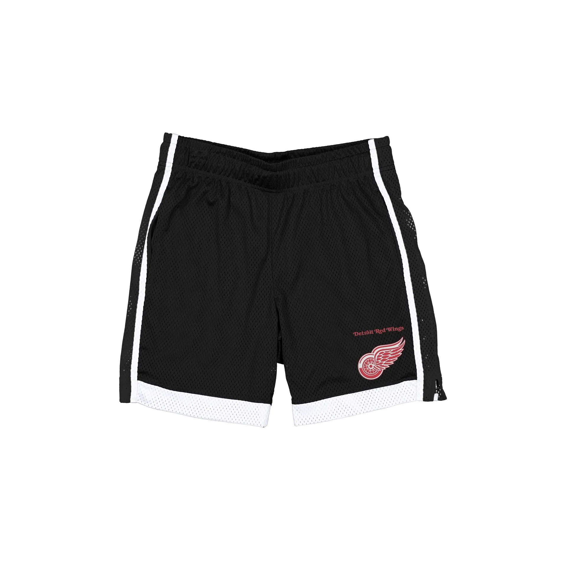 Detroit Red Wings Black Summer Shorts