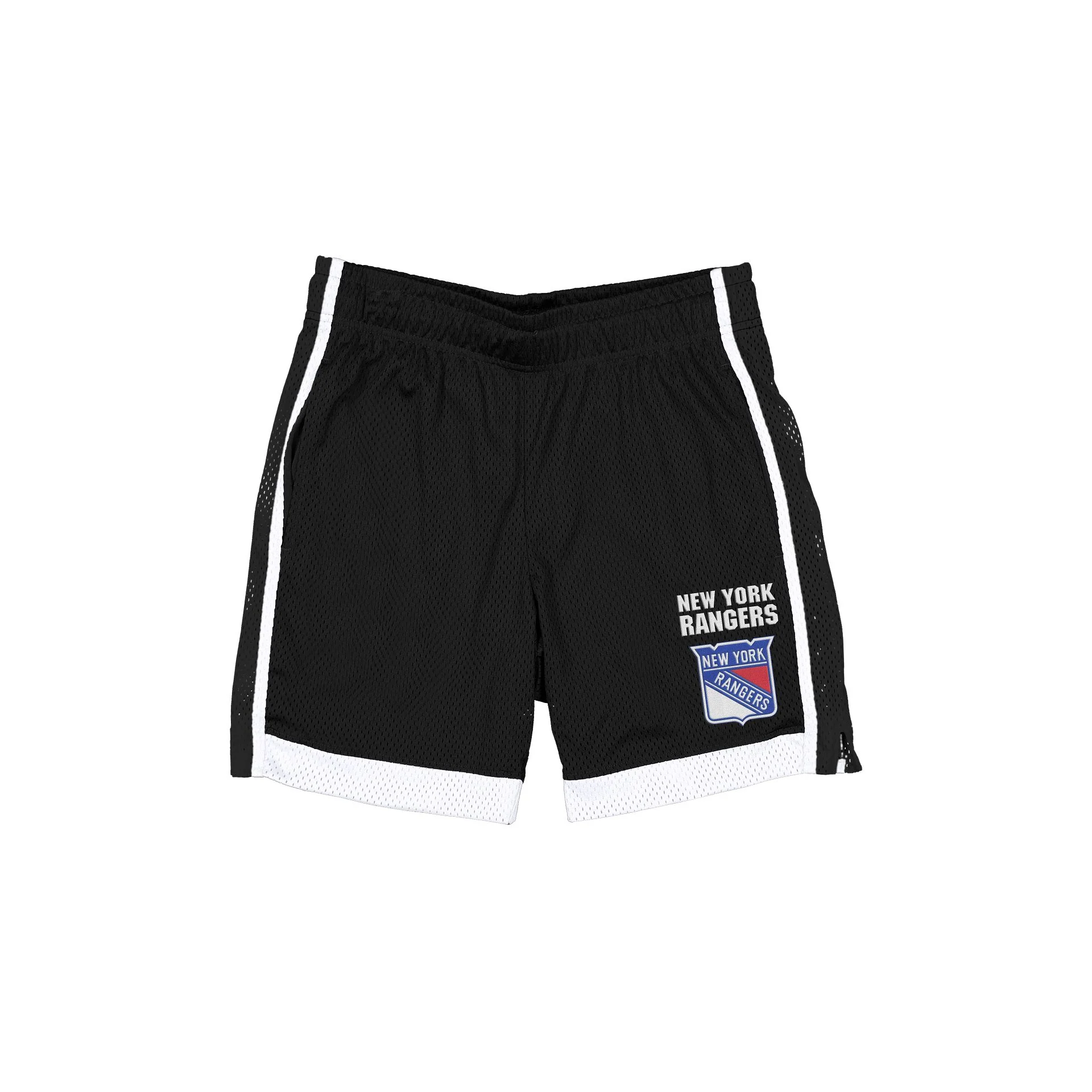 New York Rangers Black Summer Shorts