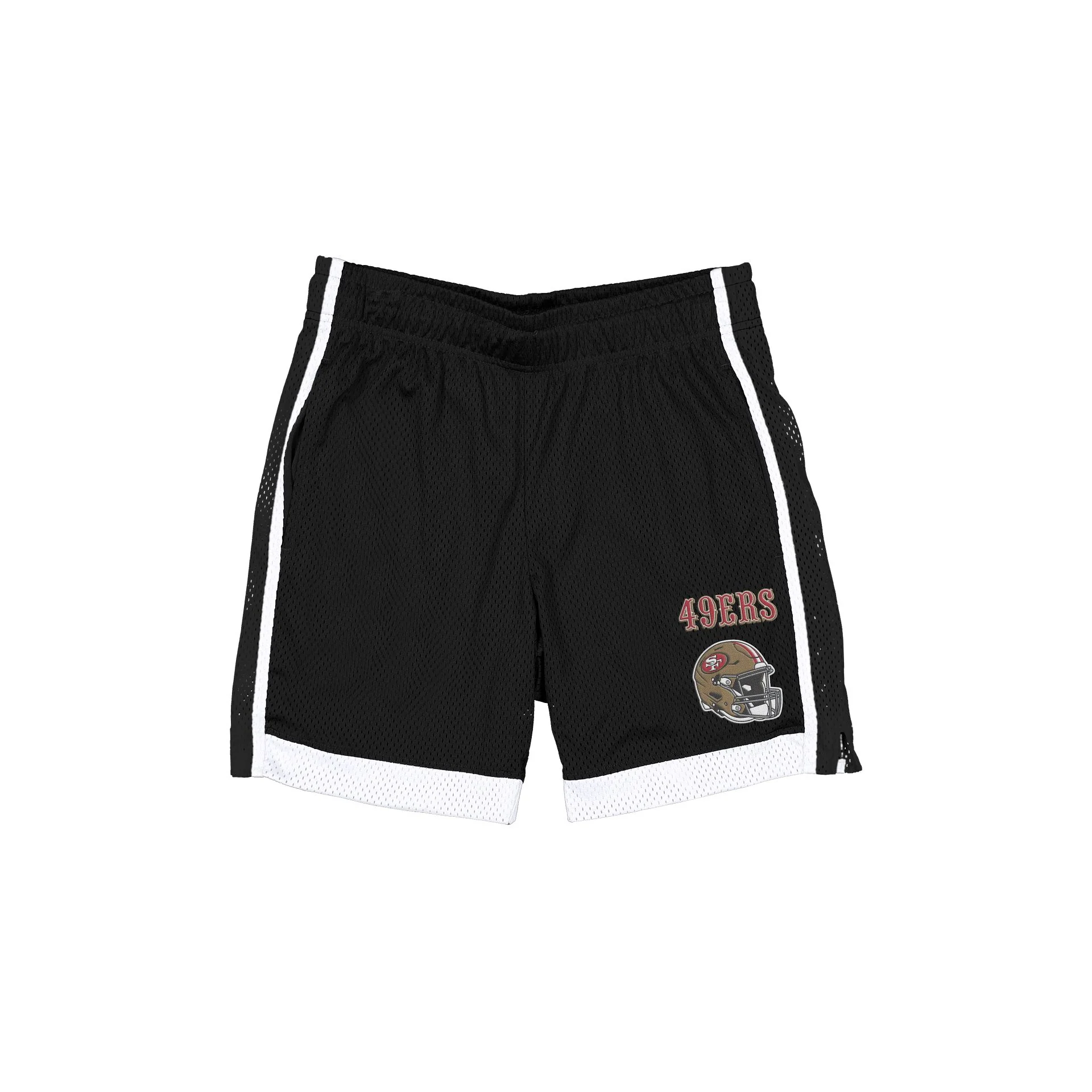 San Francisco 49ers Black Summer Shorts