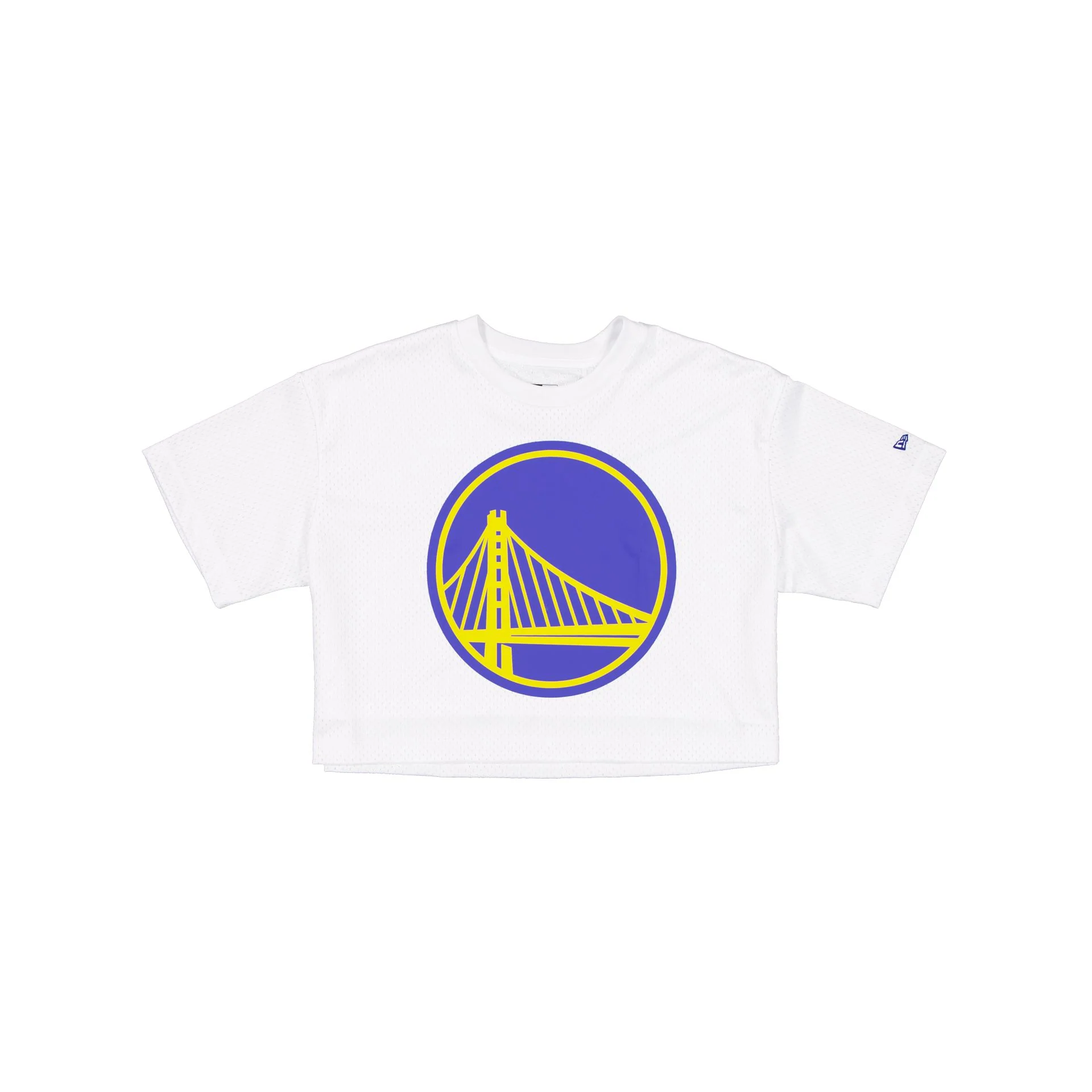 Golden State Warriors Summer Women's White Cropped Jersey T-Shirt