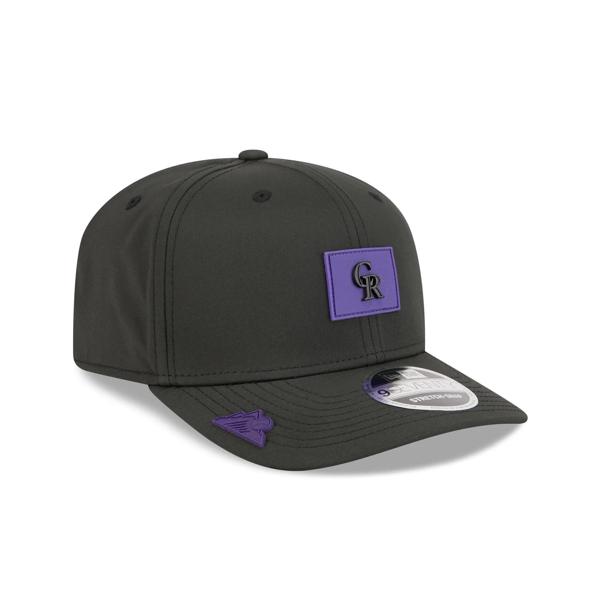 Colorado Rockies 2026 Clubhouse 9SEVENTY Stretch-Snap Hat