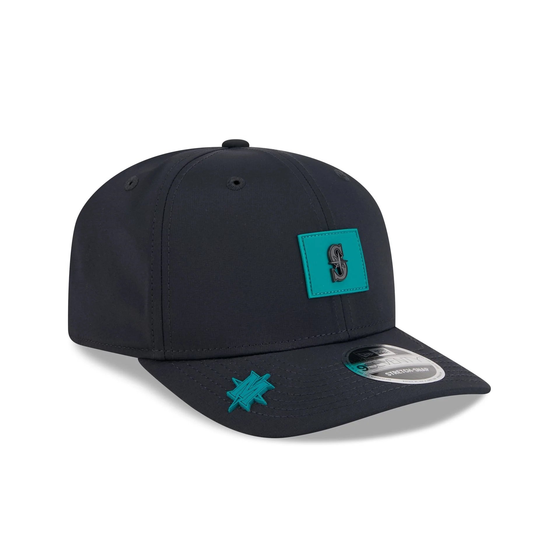 Seattle Mariners 2026 Clubhouse 9SEVENTY Stretch-Snap Hat