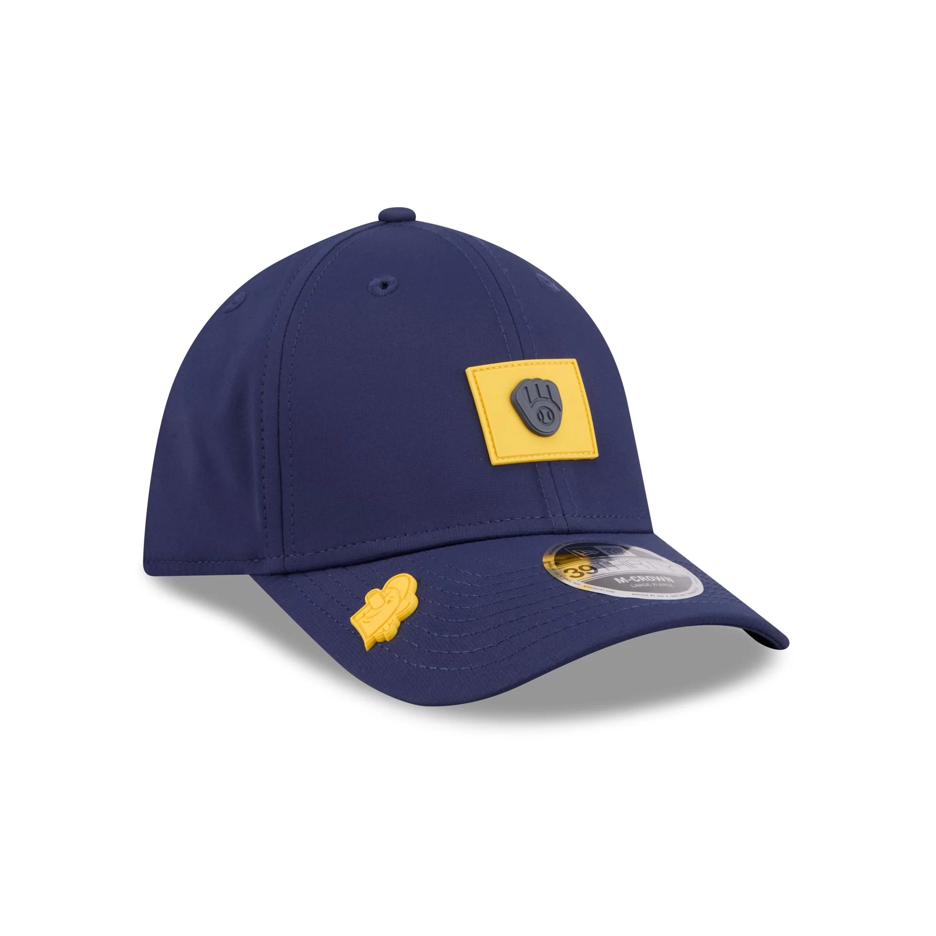 Milwaukee Brewers 2026 Clubhouse 39THIRTY M-Crown Stretch Fit Hat