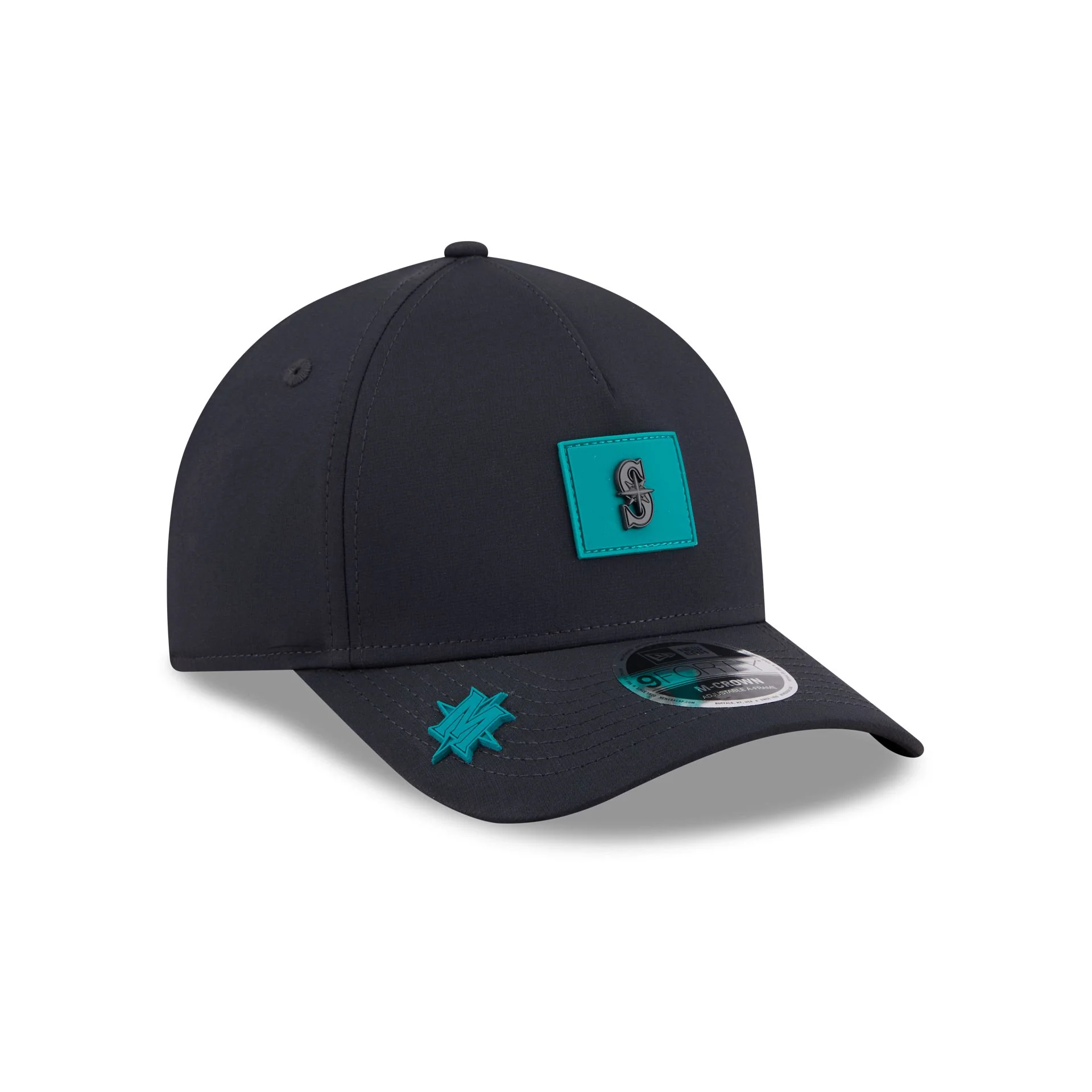 Seattle Mariners 2026 Clubhouse 9FORTY M-Crown A-Frame Snapback Hat
