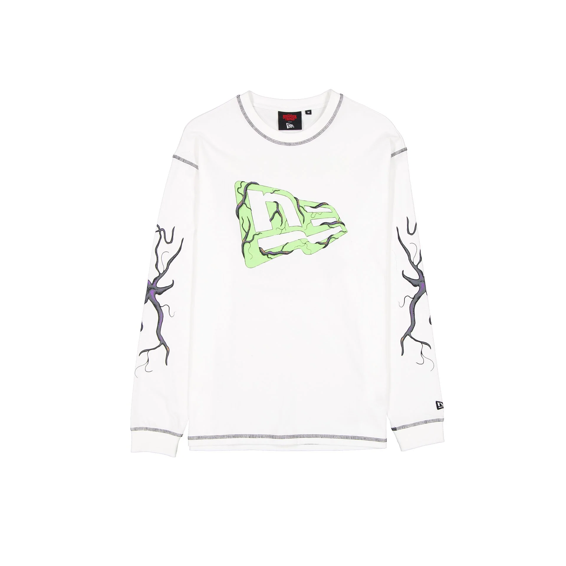 Stranger Things White Long-Sleeve T-Shirt