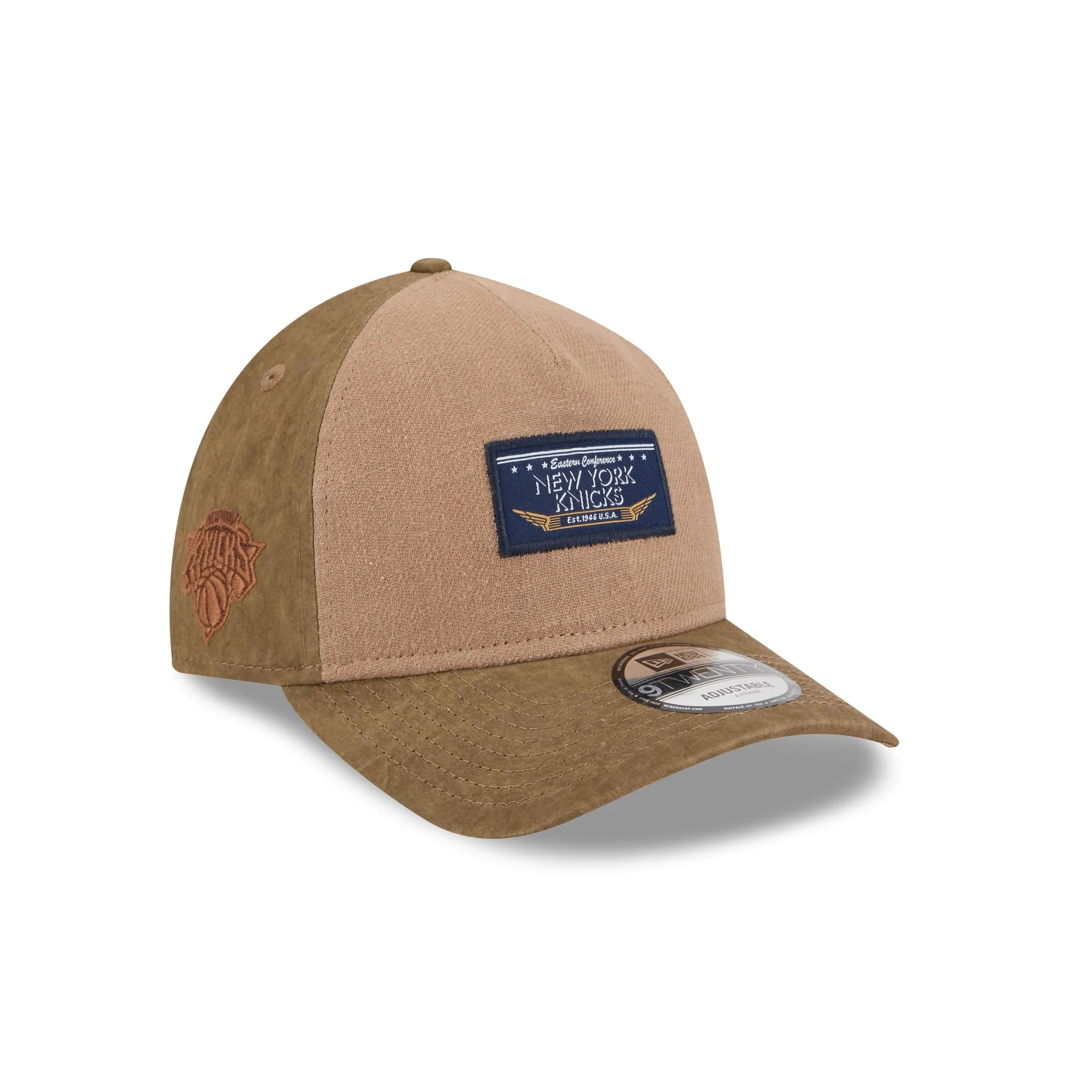 New York Knicks Utility Linen 9TWENTY A-Frame Adjustable Hat