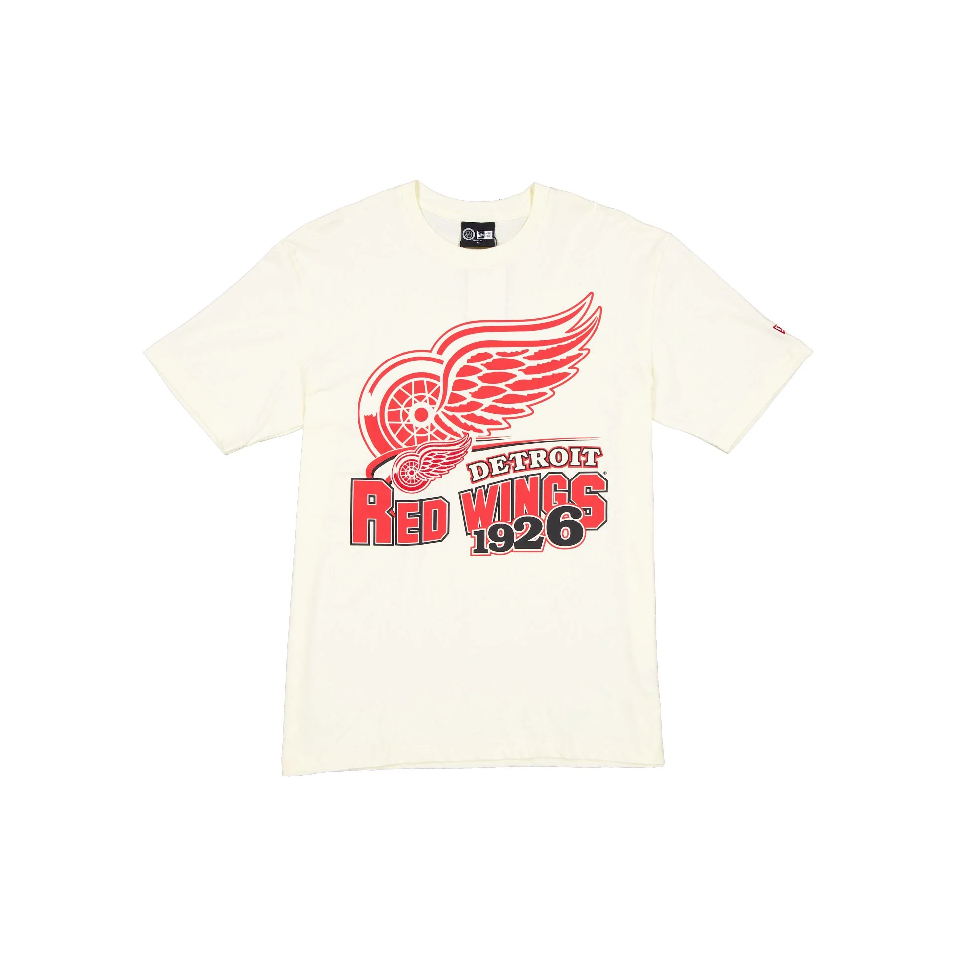 Detroit Red Wings Retro Chrome White T-Shirt