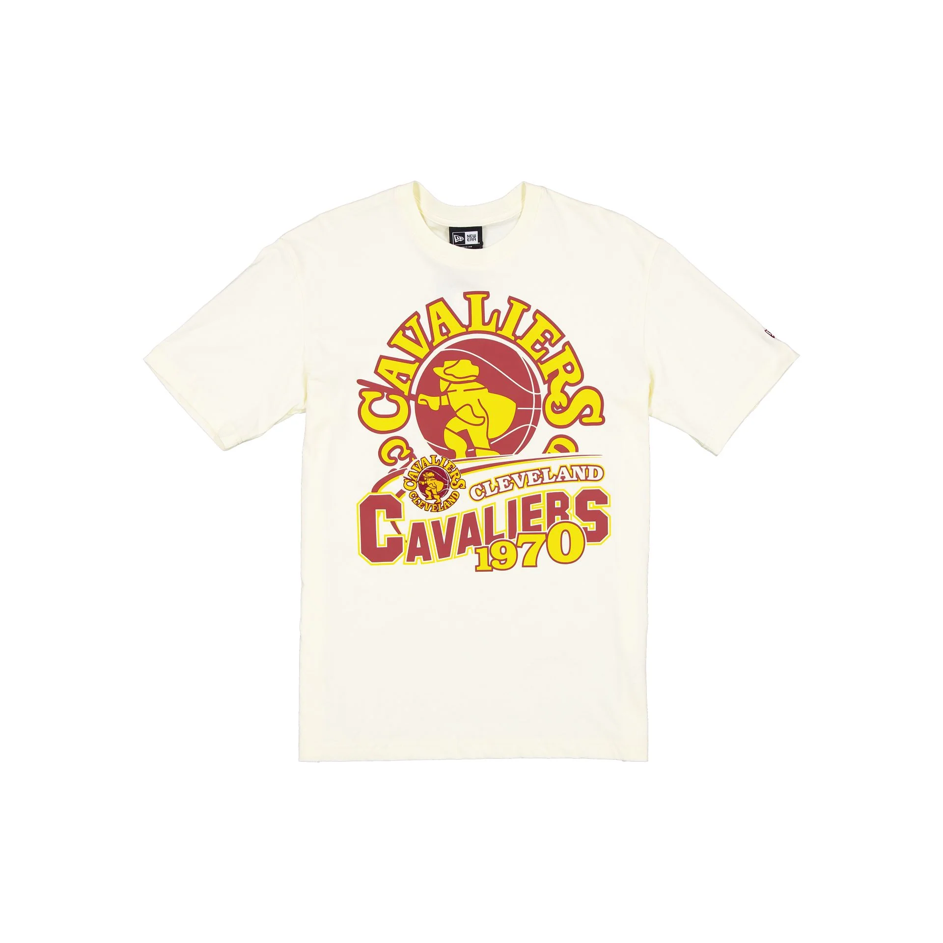 Cleveland Cavaliers Retro Chrome White T-Shirt
